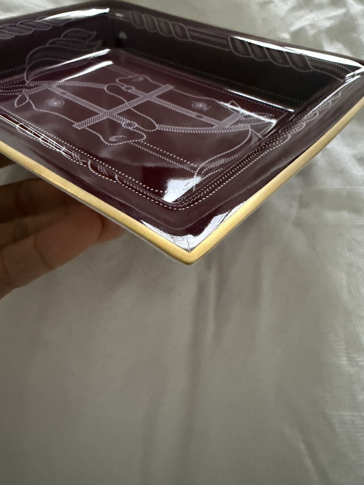 Hermes HERMES Quadrige change tray home decorative object piece Size ONE SIZE - 5 Thumbnail