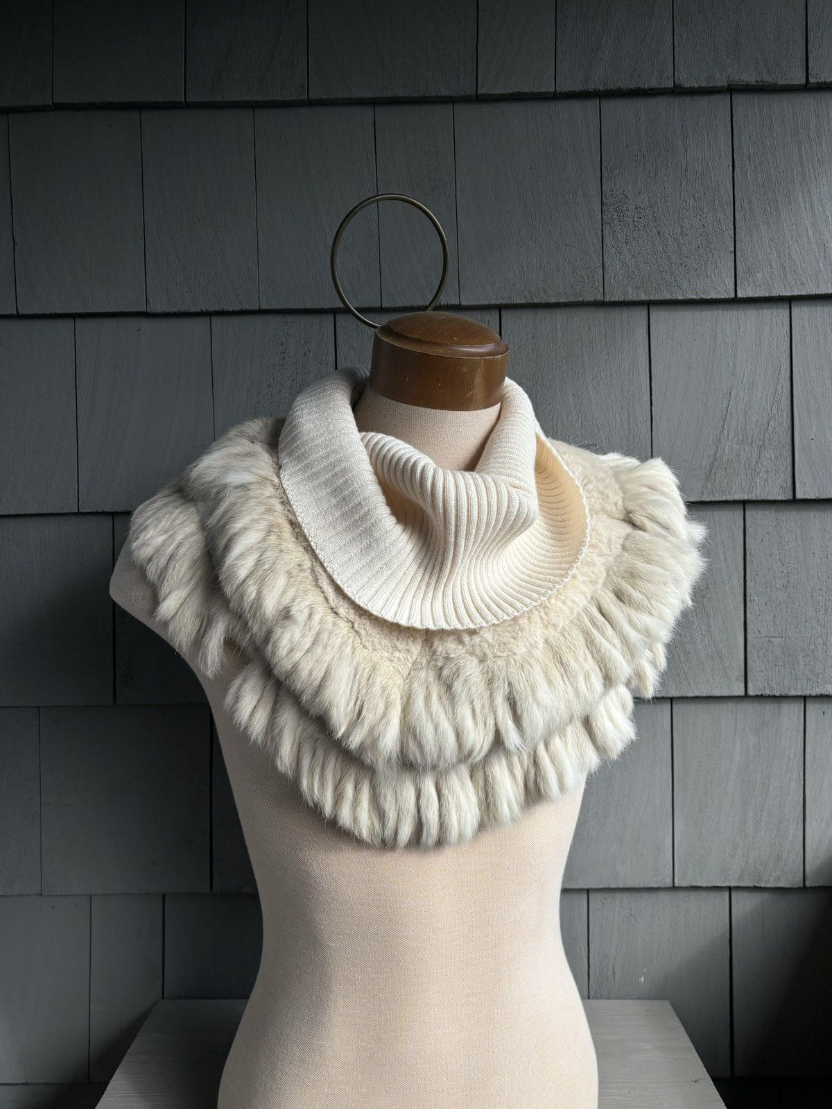 Vintage Vintage Fur Scarf Fox Fur Muff Collar Turtleneck Hat Cravat Size ONE SIZE - 2 Thumbnail
