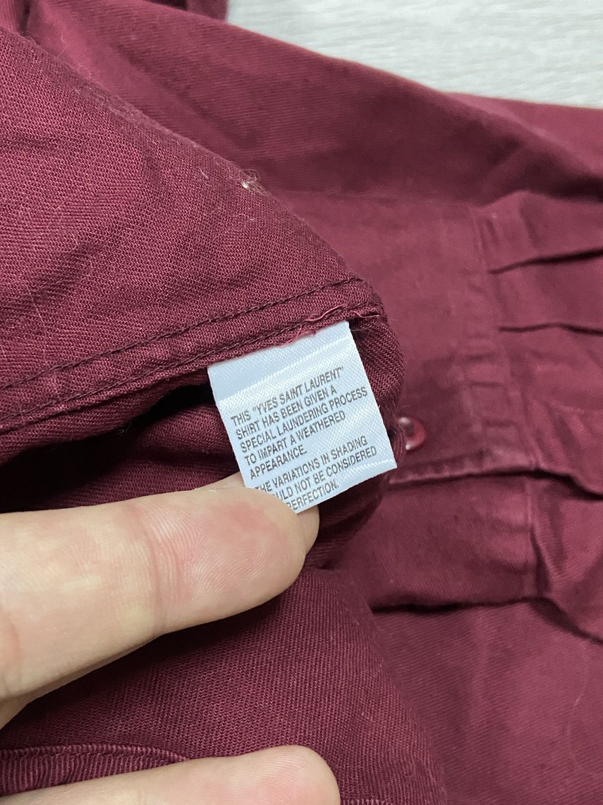 Yves Saint Laurent YSL Yves Saint Laurent overshot thick shirt buttons Size US XL / EU 56 / 4 - 6 Thumbnail