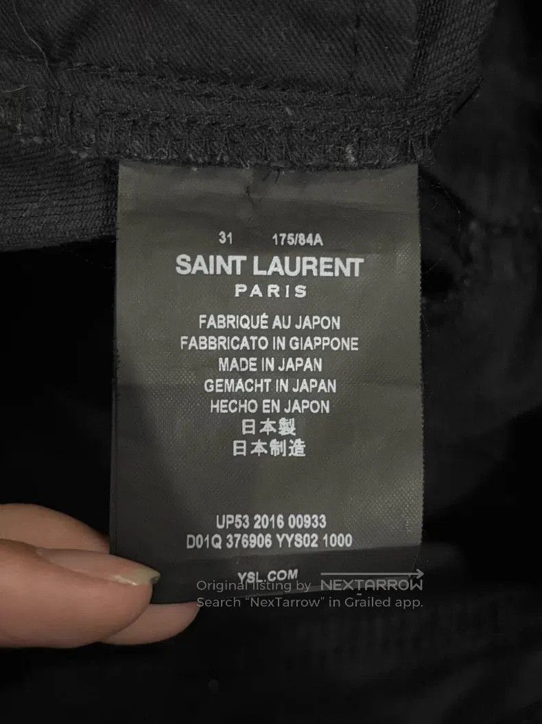 Saint Laurent Paris Saint Laurent Paris Jeans Size US 31 - 4 Thumbnail