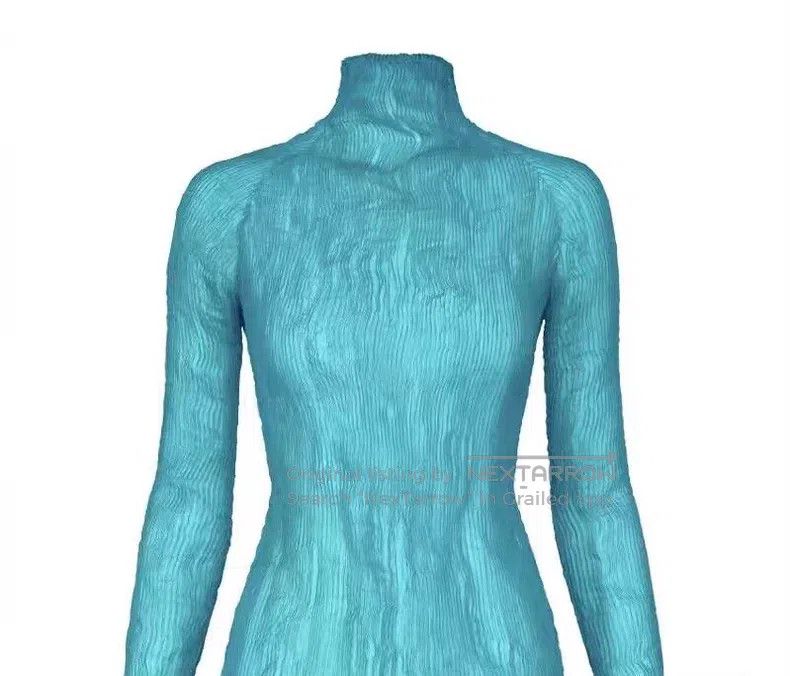 Issey Miyake Issey Miyake Willow-Pattern Sheer Turtleneck Top Size L / US 10 / IT 46 - 1 Thumbnail