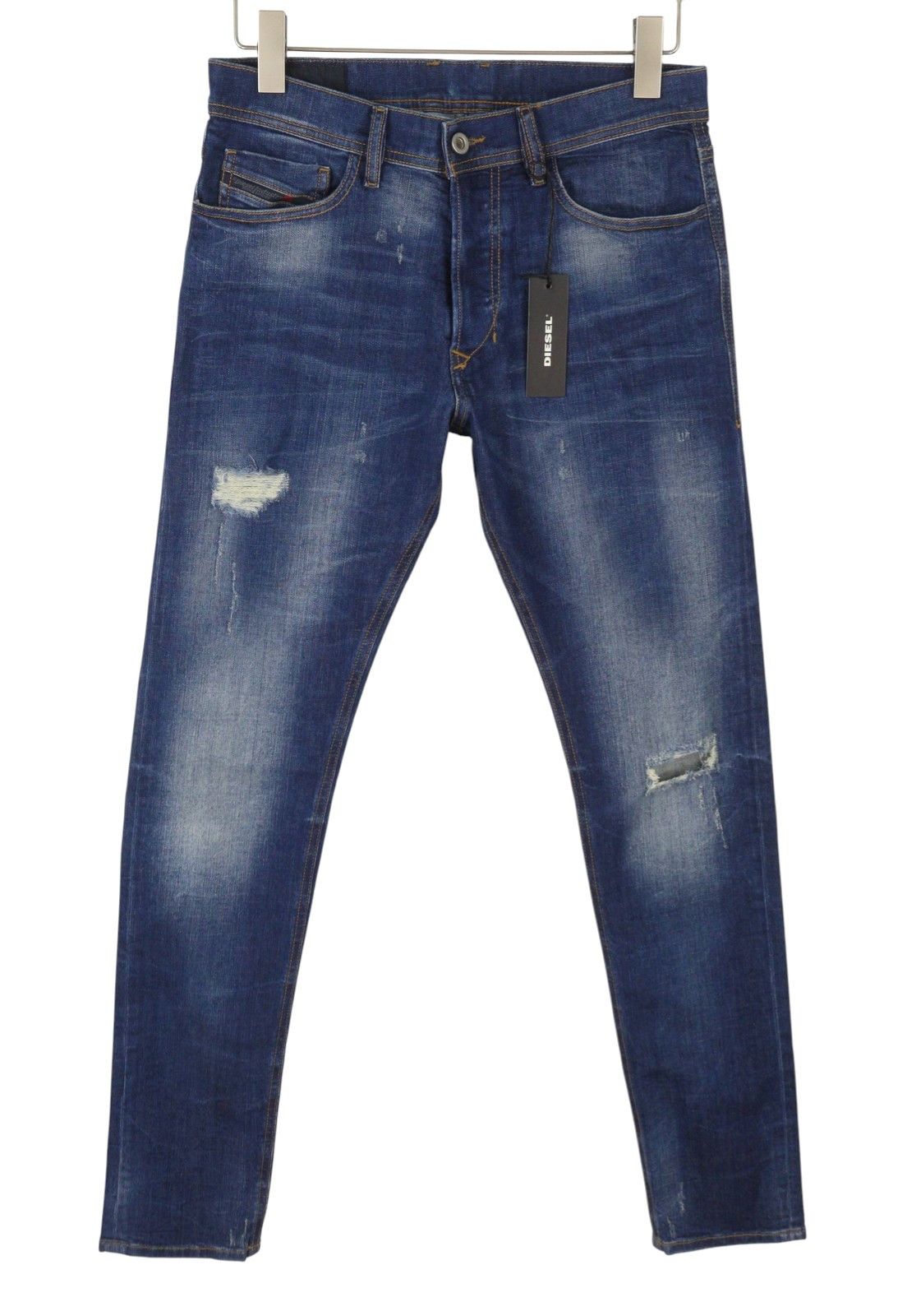 Diesel TEPPHAR 084TX W28/L32 Blue Faded Skinny Jeans 89067 Size US 28 / EU 44 - 2 Thumbnail