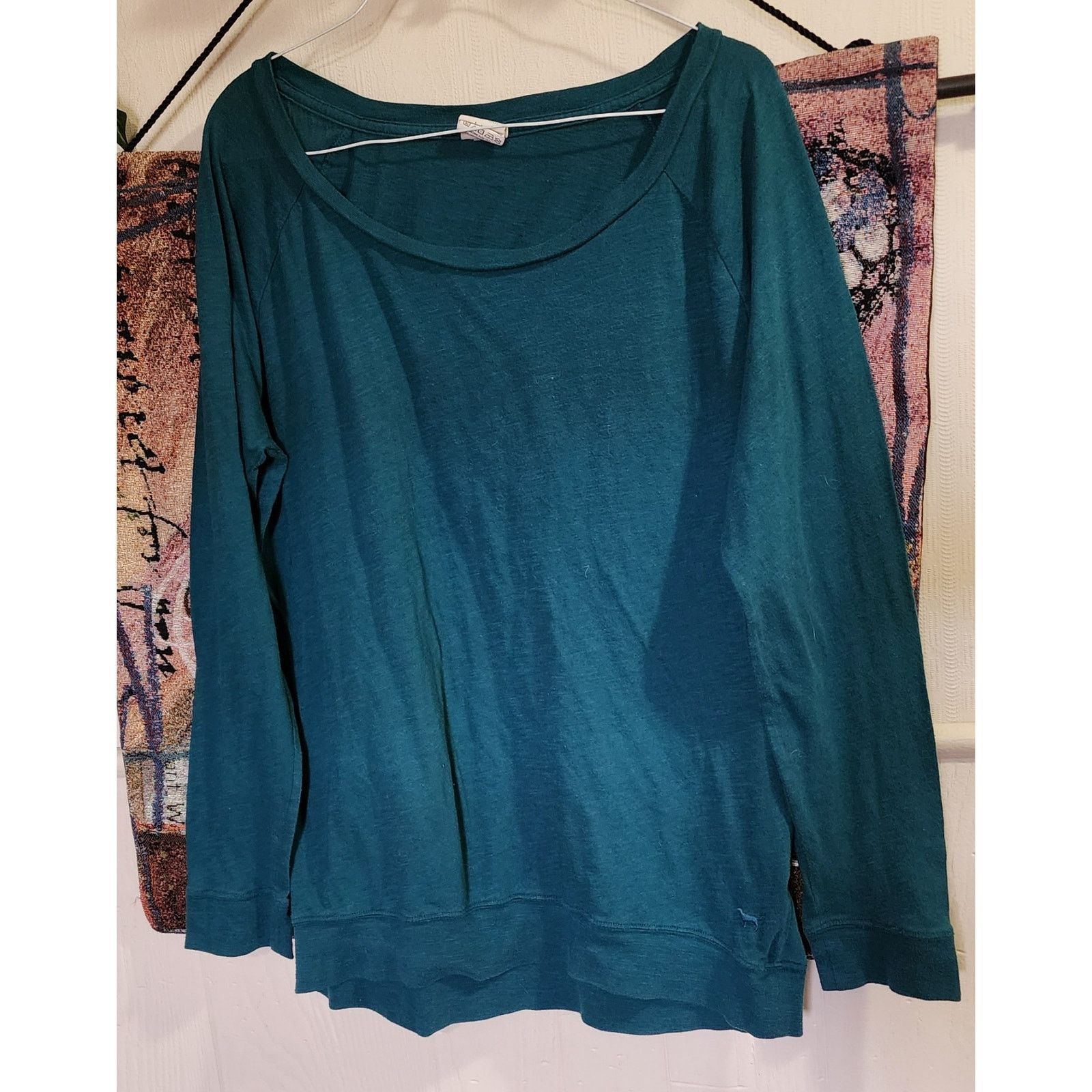 Victoria's Secret Victoria Secret teal green long sleeved top size L/G Size L / US 10 / IT 46 - 1 Thumbnail