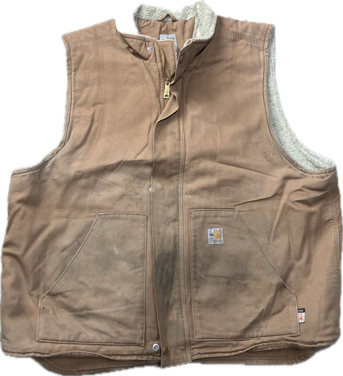 Carhartt × Vintage Dirty Carhartt Vest Size US XXL / EU 58 / 5 - 1 Thumbnail