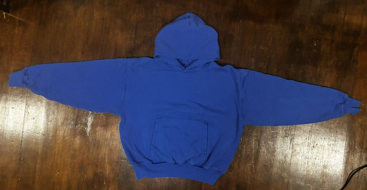 Gap × Kanye West × Yeezy Yeezy Gap Perfect Hoodie Blue Size US L / EU 52-54 / 3 - 3 Thumbnail