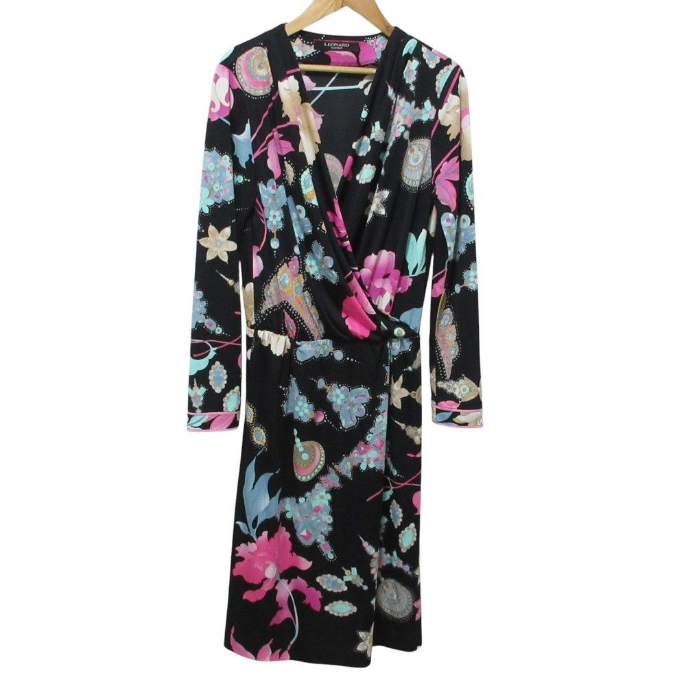Other Leonard Leonard Fashion Flower Dress Textile Dresses DUTY FREE for USA Size ONE SIZE - 1 Thumbnail
