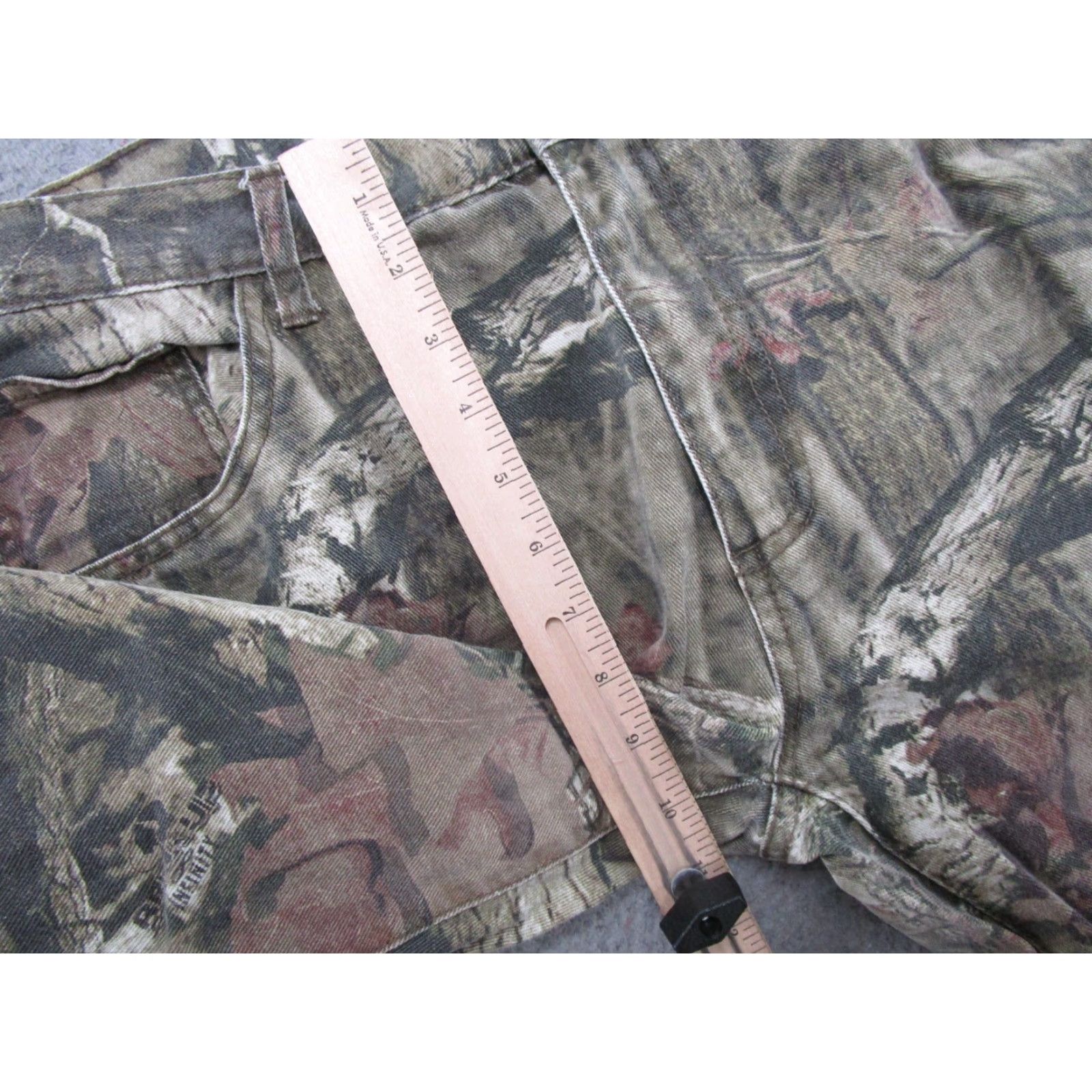 Vintage VINTAGE Mossy Oak Break Up Infinity Camo Straight Leg Jeans Mens 38x32 Hunting Size US 38 / EU 54 - 6 Thumbnail