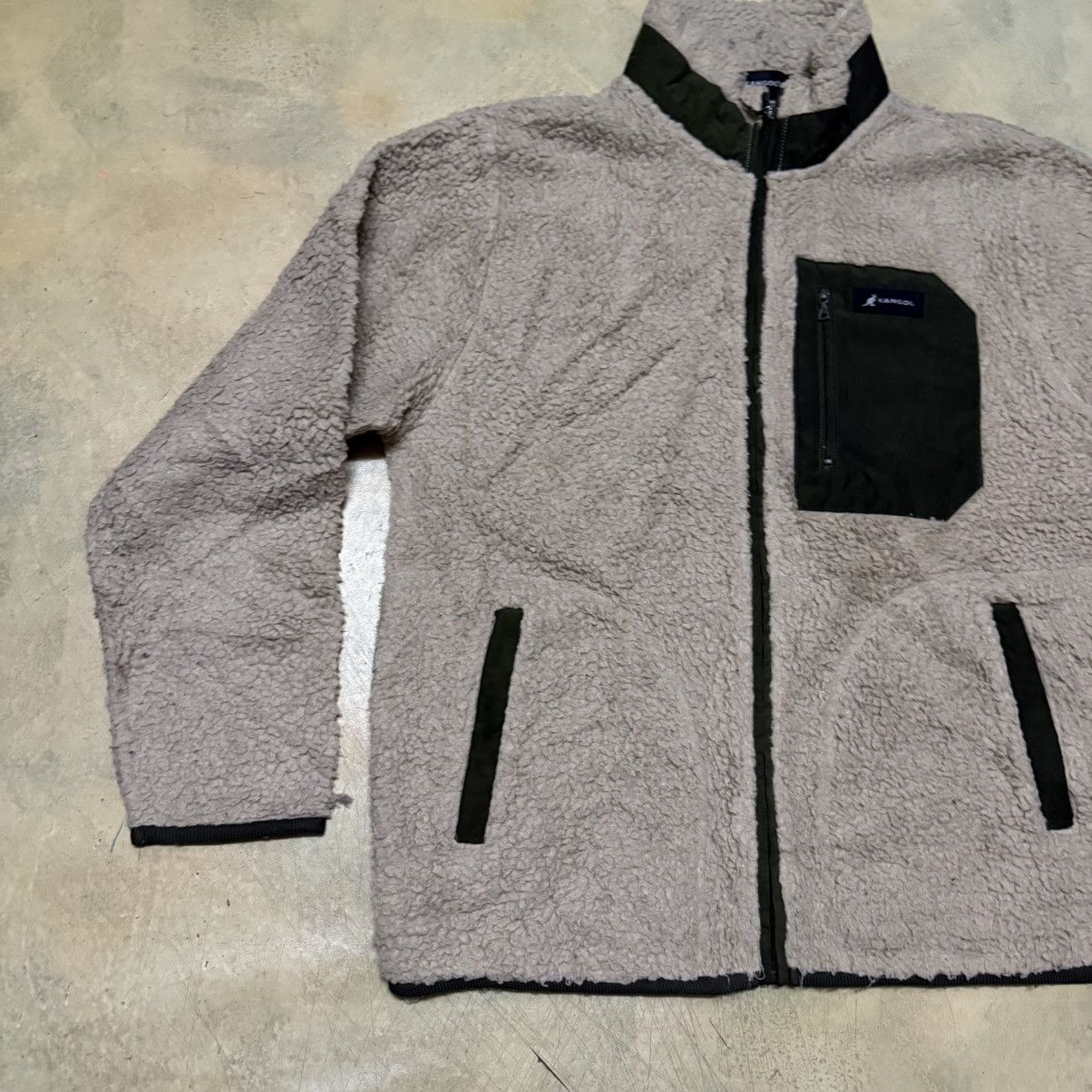 Kangol Kangol Polartec Fleece Zipper Jacket Size US L / EU 52-54 / 3 - 4 Thumbnail