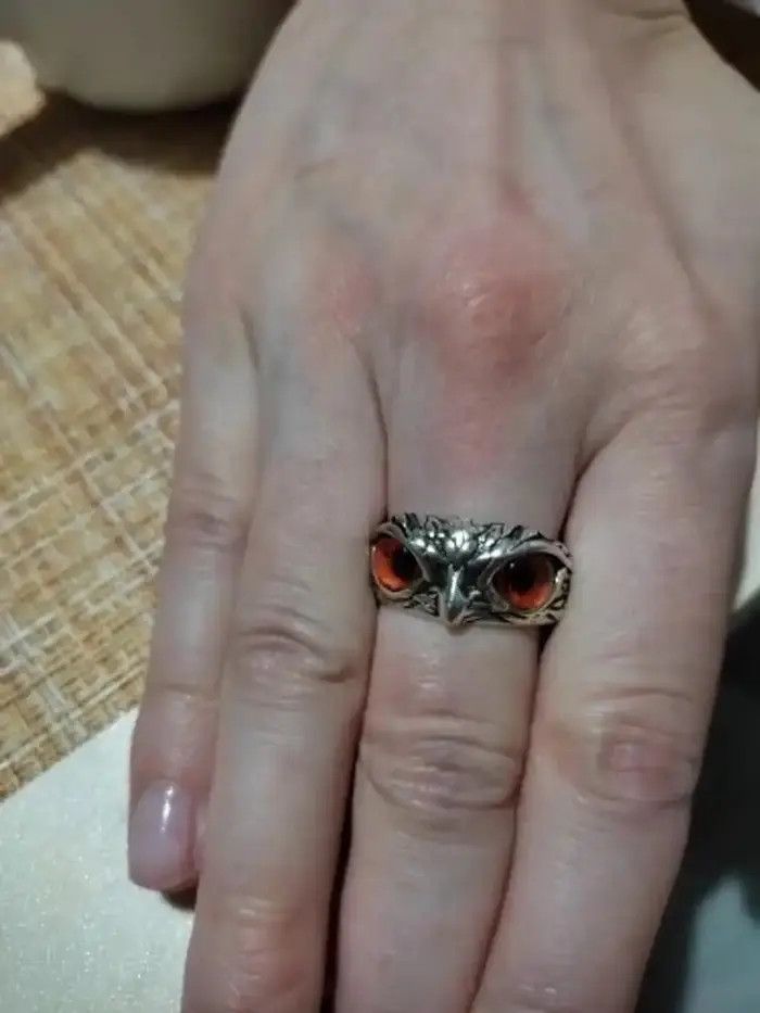 Jewelry Owl Adjustable Ring Size ONE SIZE - 6 Thumbnail