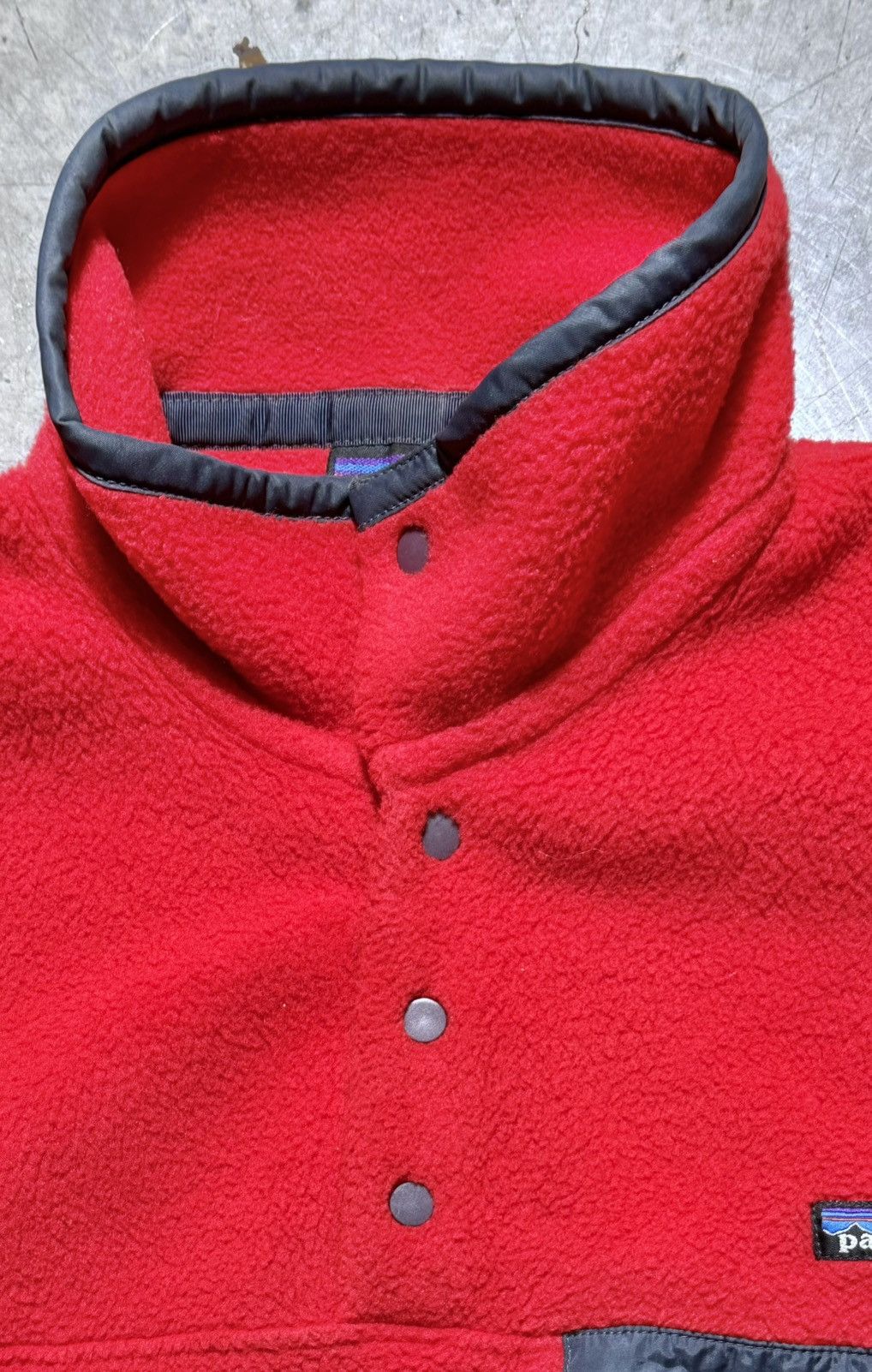Other × Patagonia Patagonia Synchilla T-Snap Red Pullover Fleece XS Size US XS / EU 42 / 0 - 3 Thumbnail