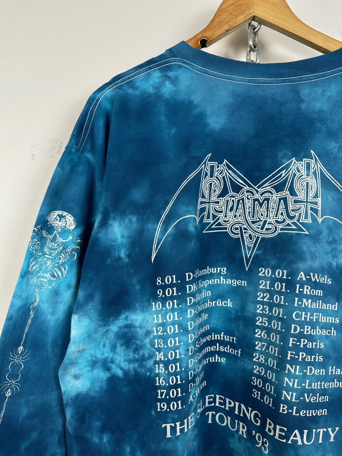 Band Tees 1993 Vintage Tiamat The Sleeping Beauty Long Sleeve T-Shirt Size US XL / EU 56 / 4 - 14 Thumbnail
