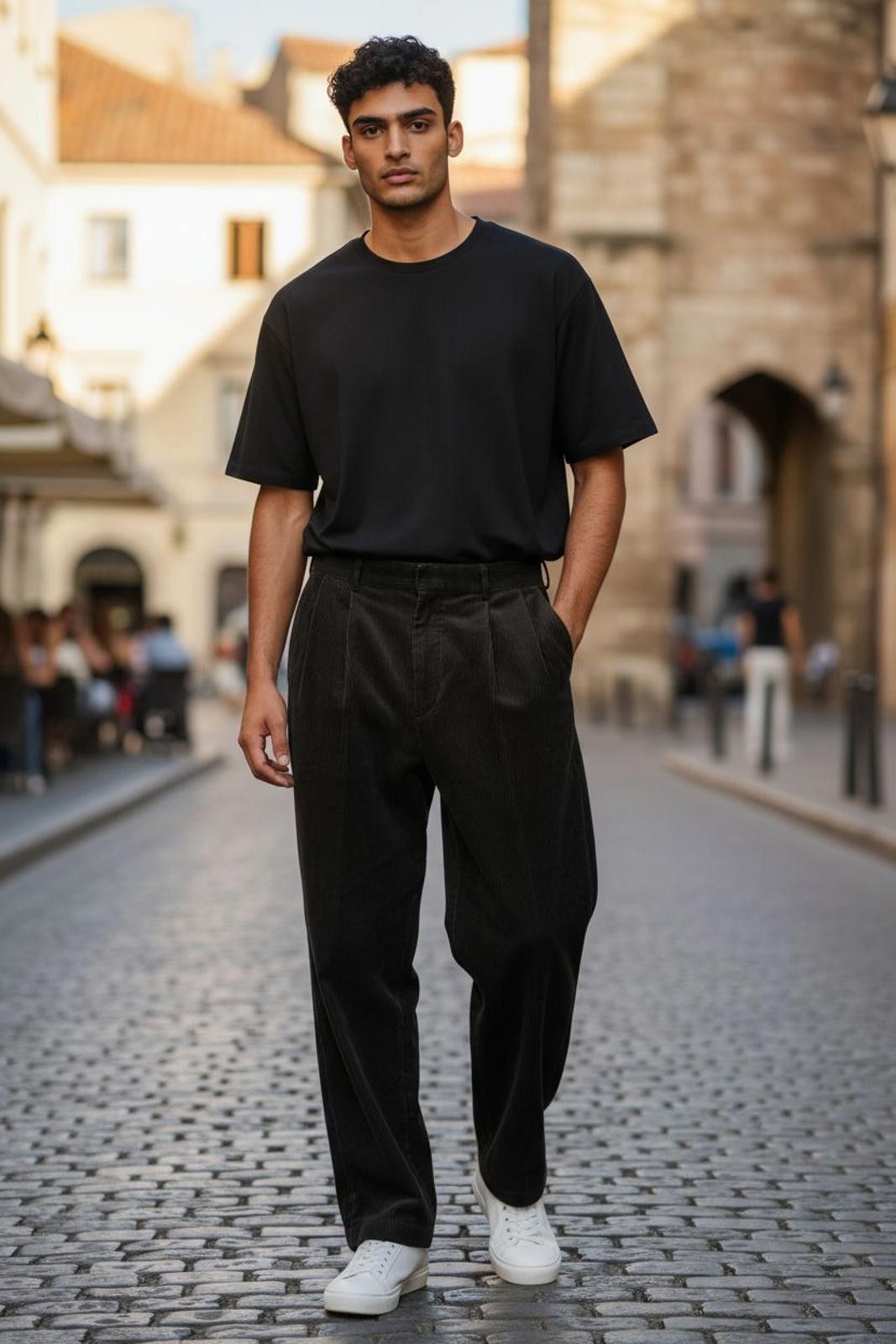 Dockers Dockers Men's Black Corduroy Pants Size US 36 / EU 52 - 2 Thumbnail