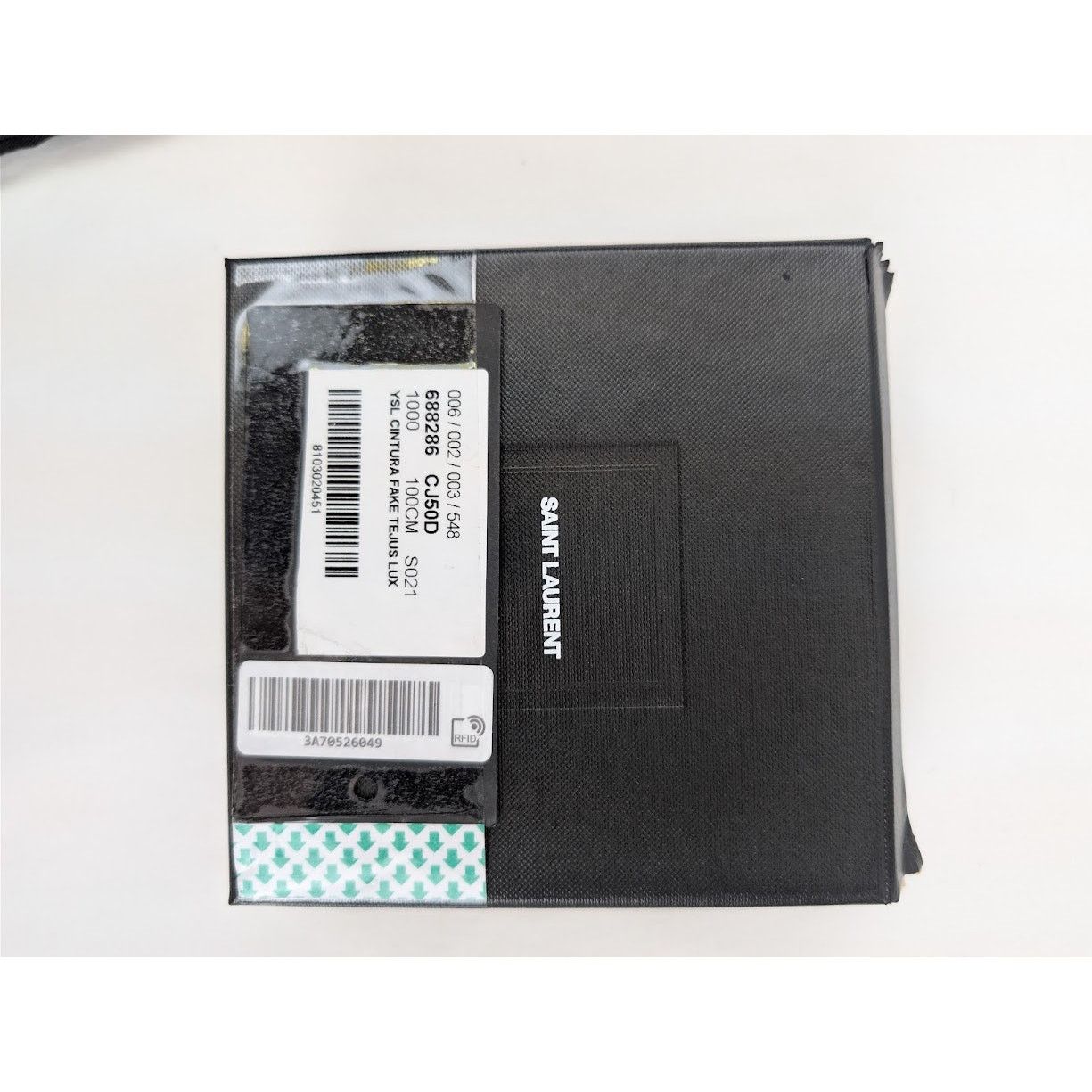 Saint Laurent Paris o1rshd1 Size: 100cm / Belt in Black Size 40 - 15 Thumbnail