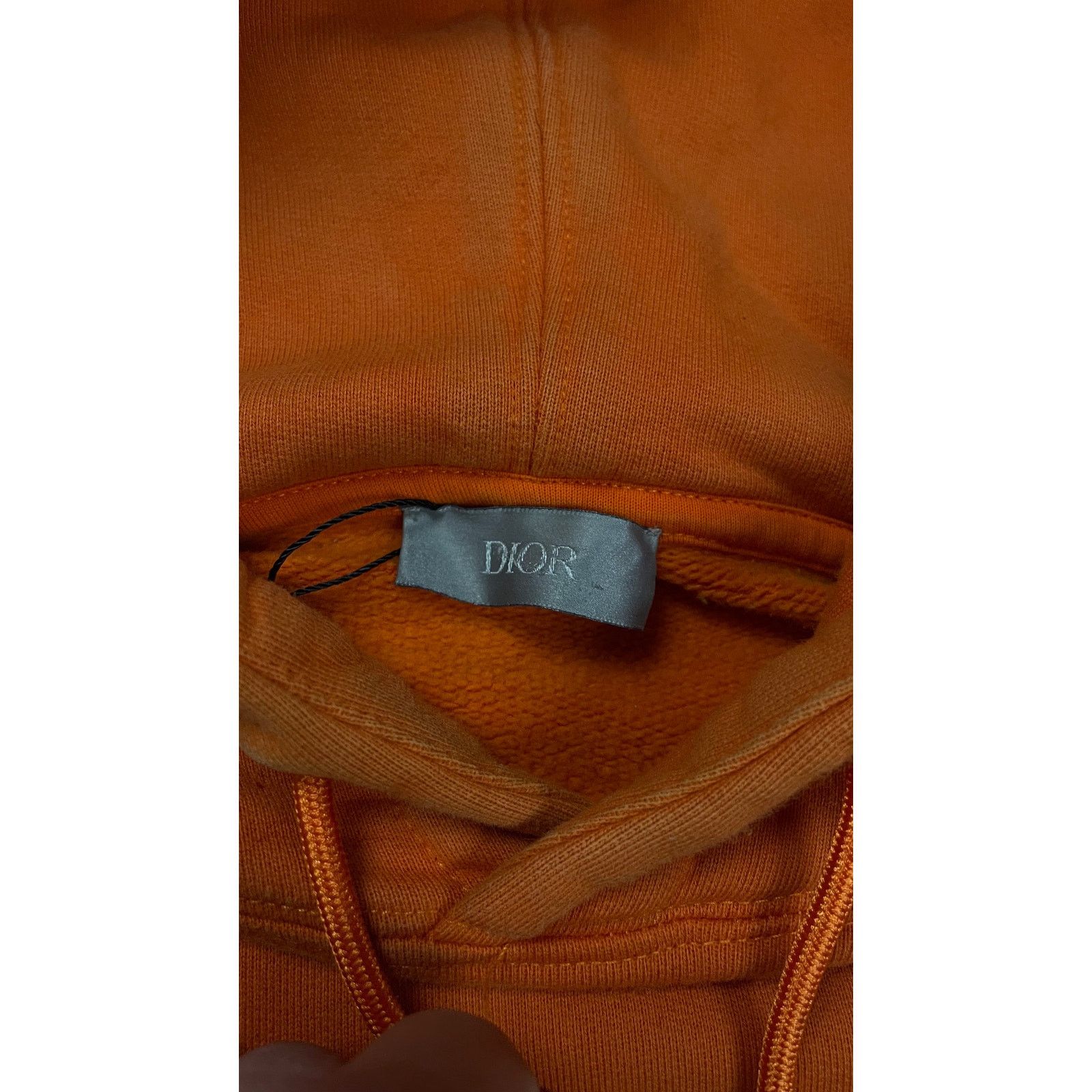 Dior Dior CD Logo Hoodie Orange Used Medium Size US M / EU 48-50 / 2 - 2 Thumbnail