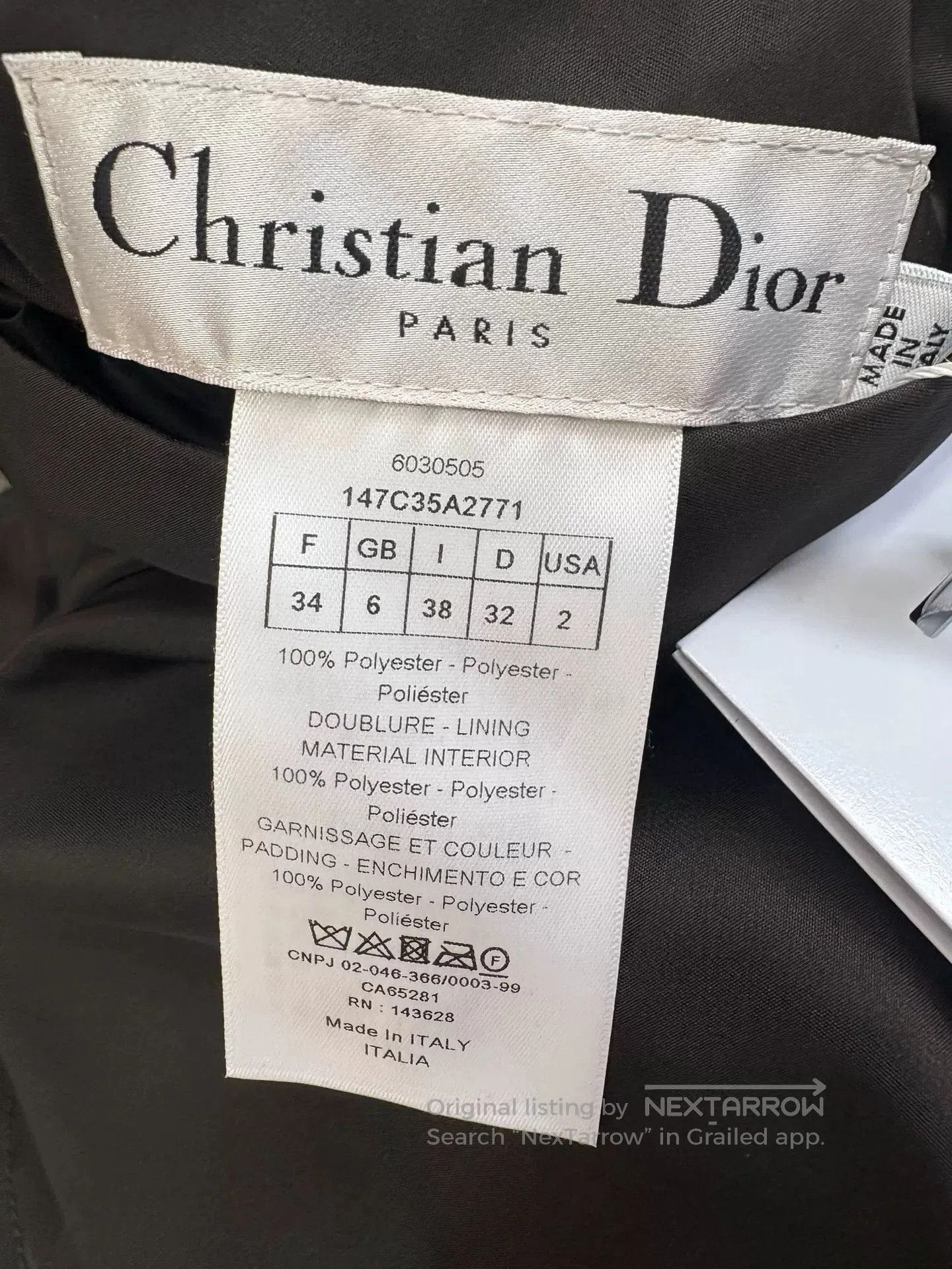 Dior dior black houndstooth reversible jacket size 34. Size US S / EU 44-46 / 1 - 4 Thumbnail
