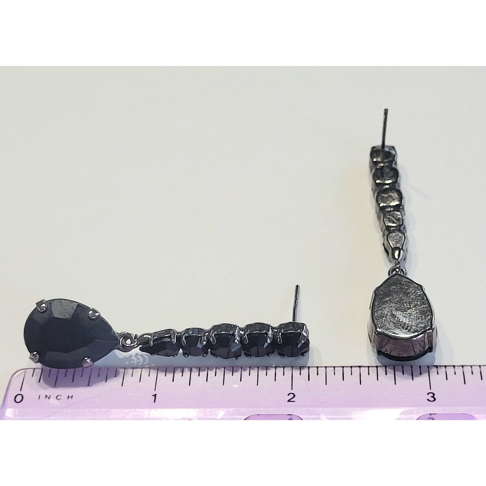 Furla Furla Signed Earrings Designer Italy Black Pierced Dangle Size ONE SIZE - 3 Thumbnail