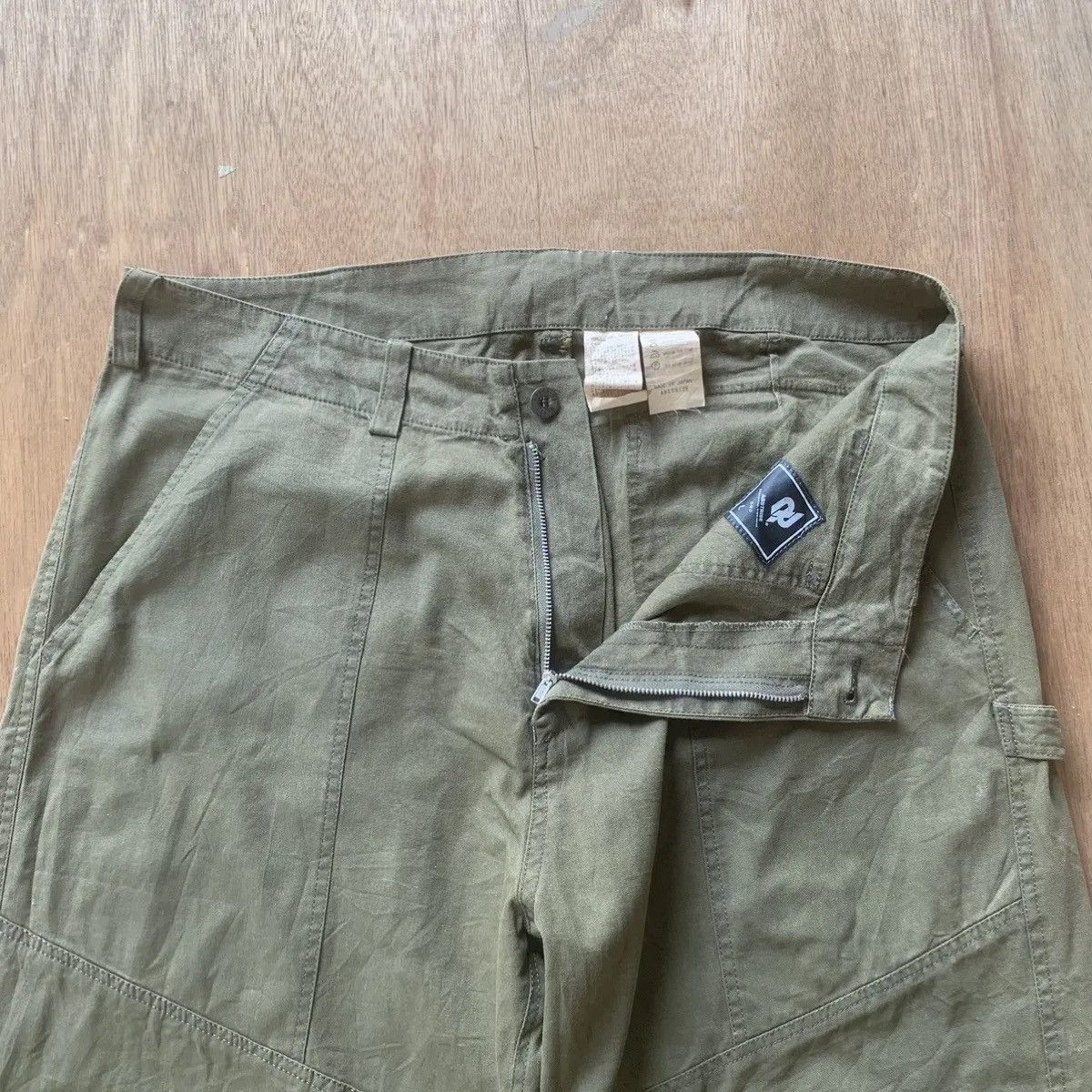 Beauty Beast VINTAGE ABSTRISE TROUSERS BAGGY 36x33 CARPENTER PANTS Size US 36 / EU 52 - 7 Thumbnail