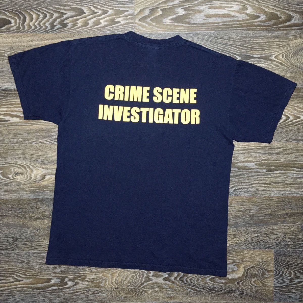 Vintage Vintage CSI New York Crime Scene Investigator T-shirt Size US L / EU 52-54 / 3 - 4 Thumbnail