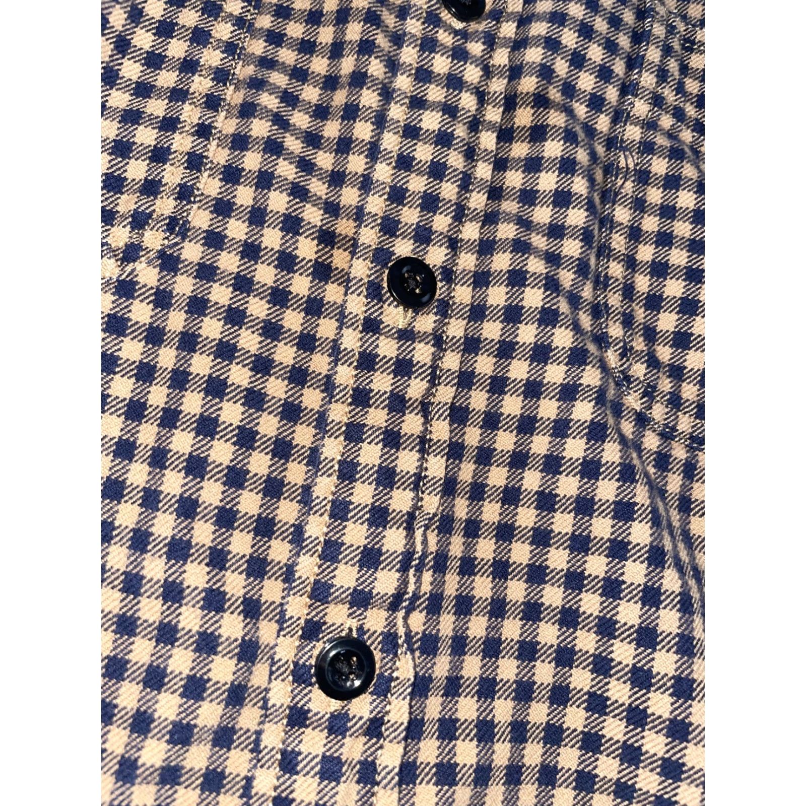 J.Crew J.Crew Shirt Button-Up Mens L Red Blue Green Check Collar Long Sleeve Cotton Knit Button-Down 3-Tone Size US L / EU 52-54 / 3 - 2 Thumbnail