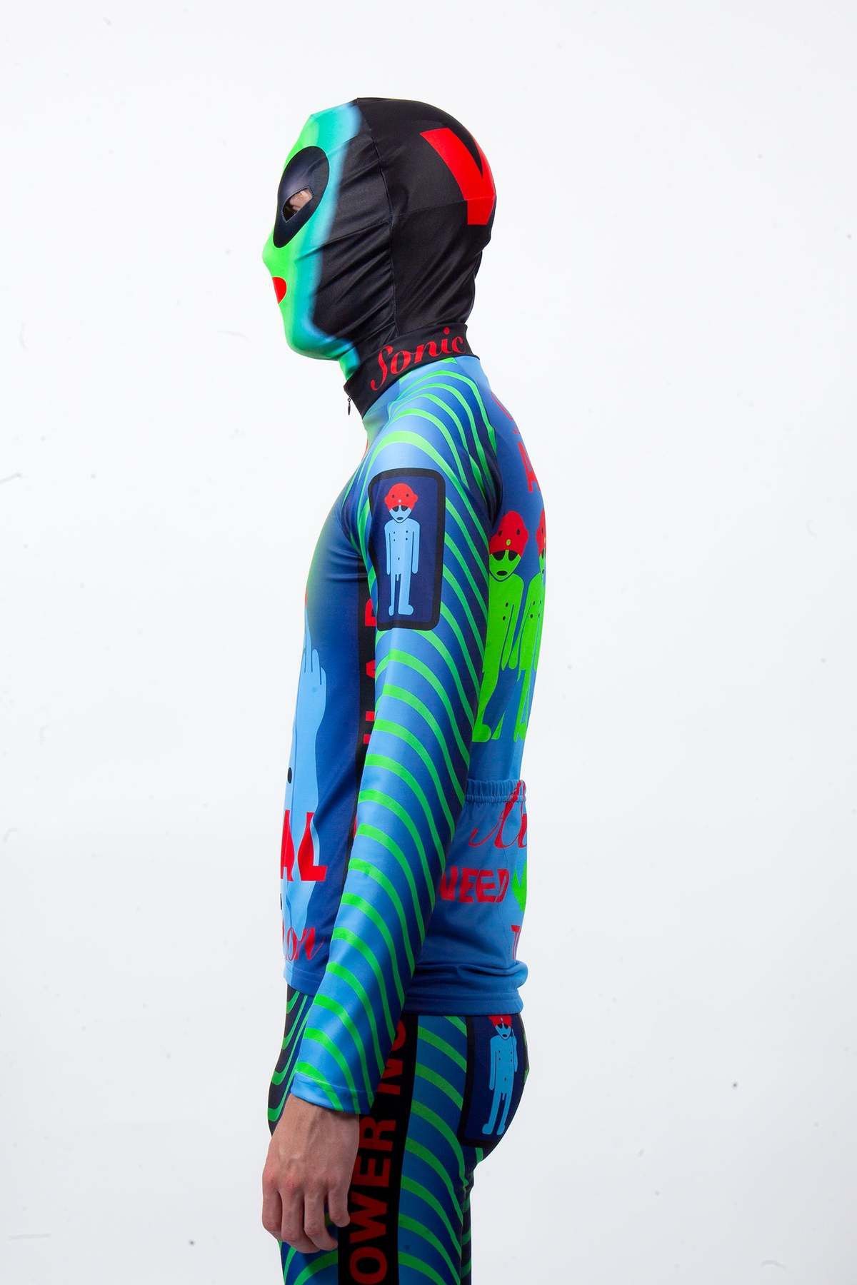 Walter Van Beirendonck o1tko10825 L/S Printed Biker Top in Multicolor Size US M / EU 48-50 / 2 - 3 Thumbnail