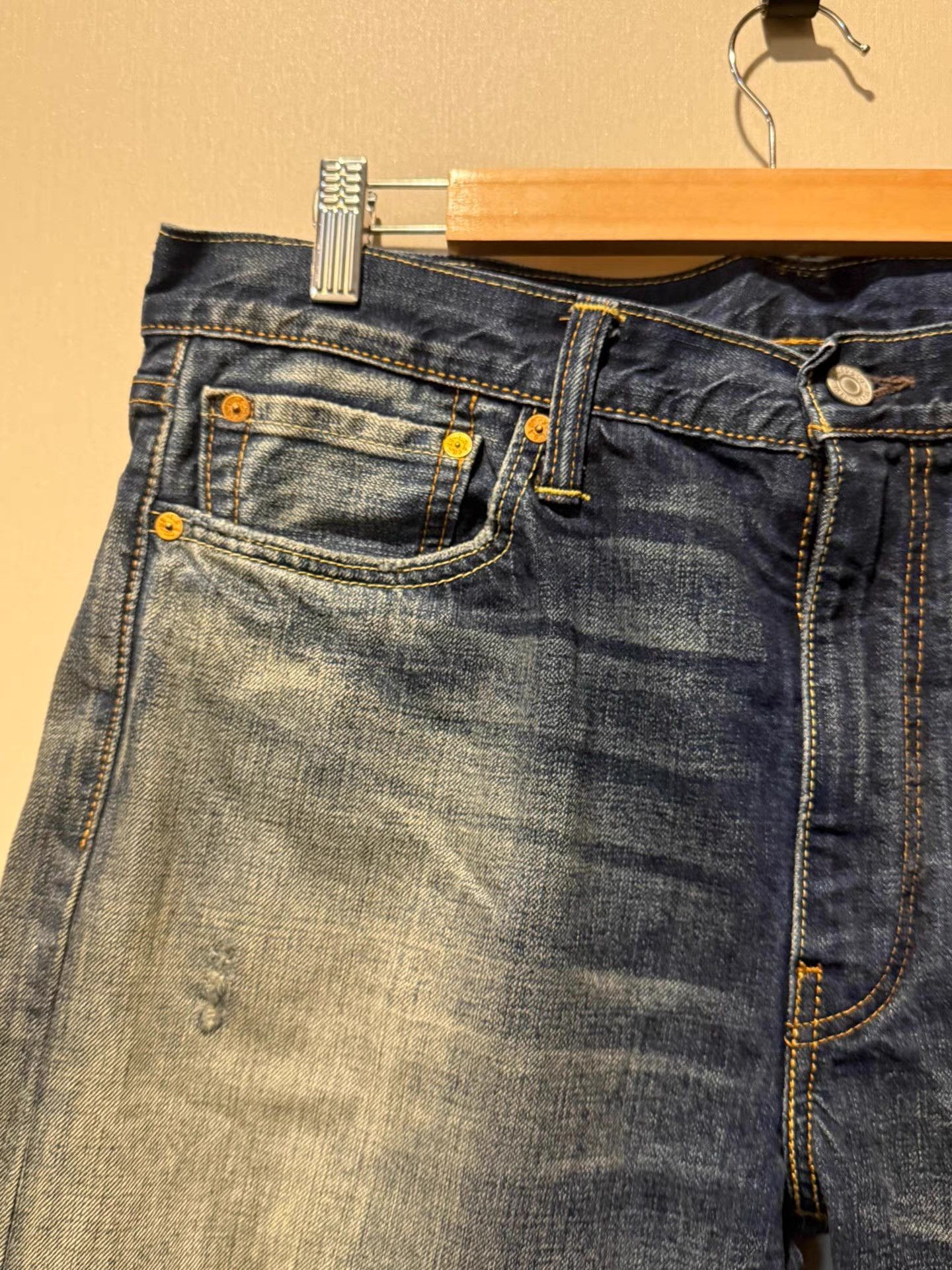 Levi's Levi's 513 Jeans, Distressed Washed Ｑ20 Size US 34 / EU 50 - 4 Thumbnail