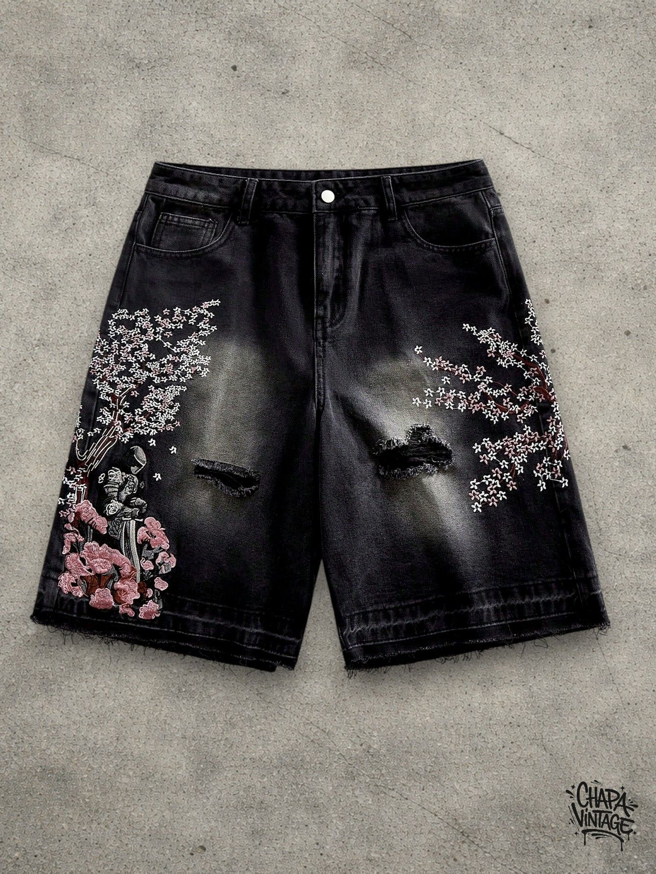 Japanese Brand Vintage floral shorts Size US 32 / EU 48 - 1 Thumbnail