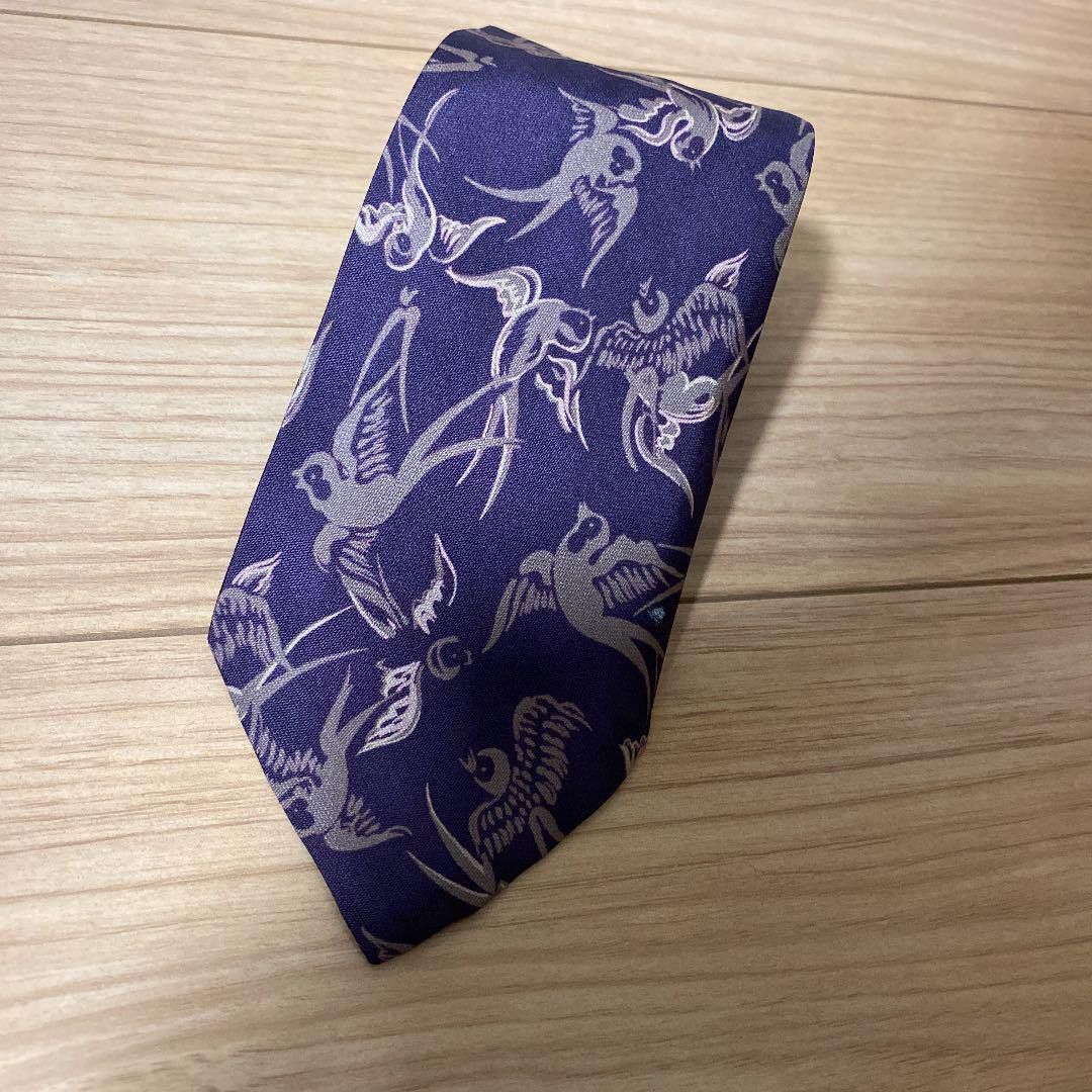 Yohji Yamamoto Yohji Yamamoto POUR HOMME sparrow archive tie Size ONE SIZE - 2 Thumbnail