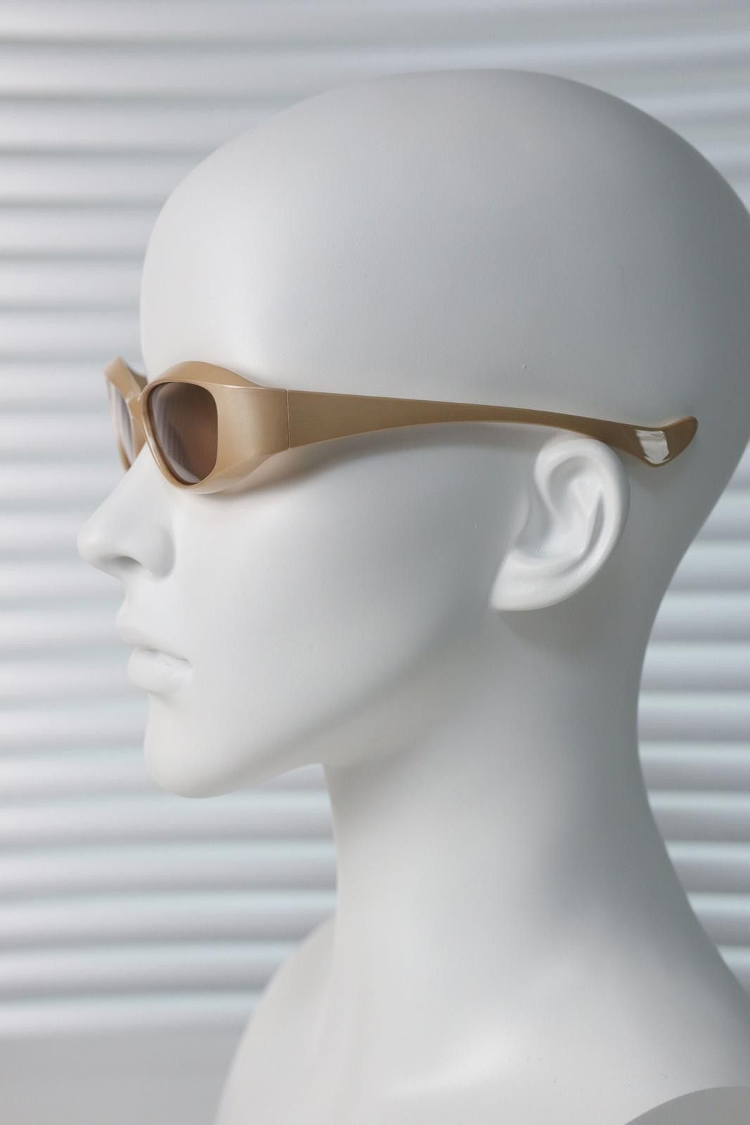 Other Vtg Y2k Avant Garde Round Sunglasses Jelly Pink Unisex OS Size ONE SIZE - 7 Thumbnail