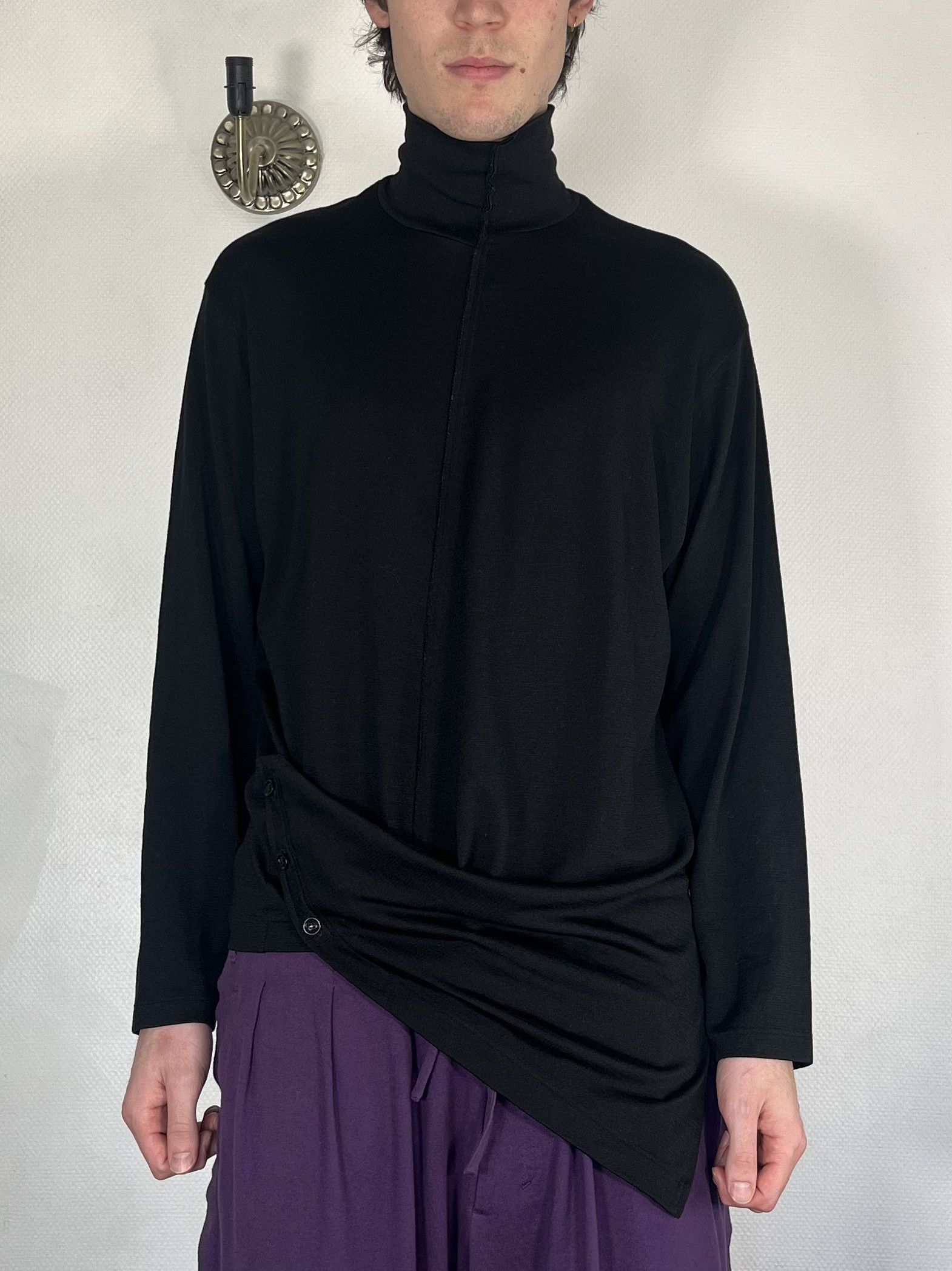 Yohji Yamamoto Yohji yamamoto turtle neck Size US L / EU 52-54 / 3 - 2 Thumbnail