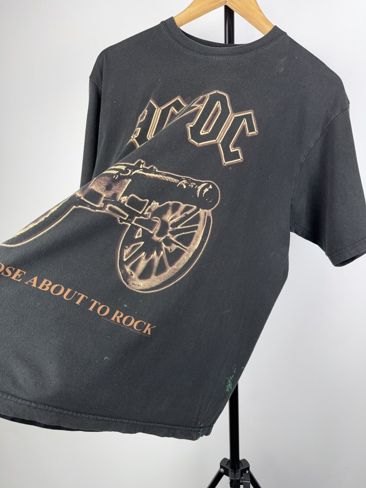 AC/DC × Band Tees VNTG 1999 AC/DC For Those About to Rock Tee Cannon T shirt Size US M / EU 48-50 / 2 - 4 Thumbnail