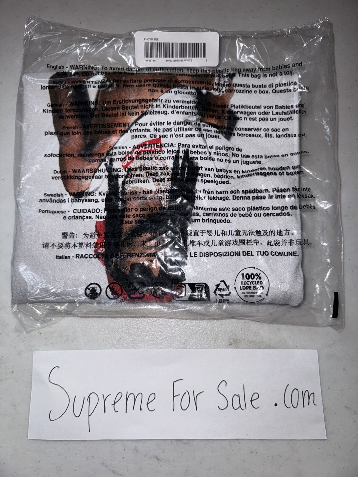 Supreme Supreme Playboi Carti Tee Size US S / EU 44-46 / 1 - 2 Thumbnail