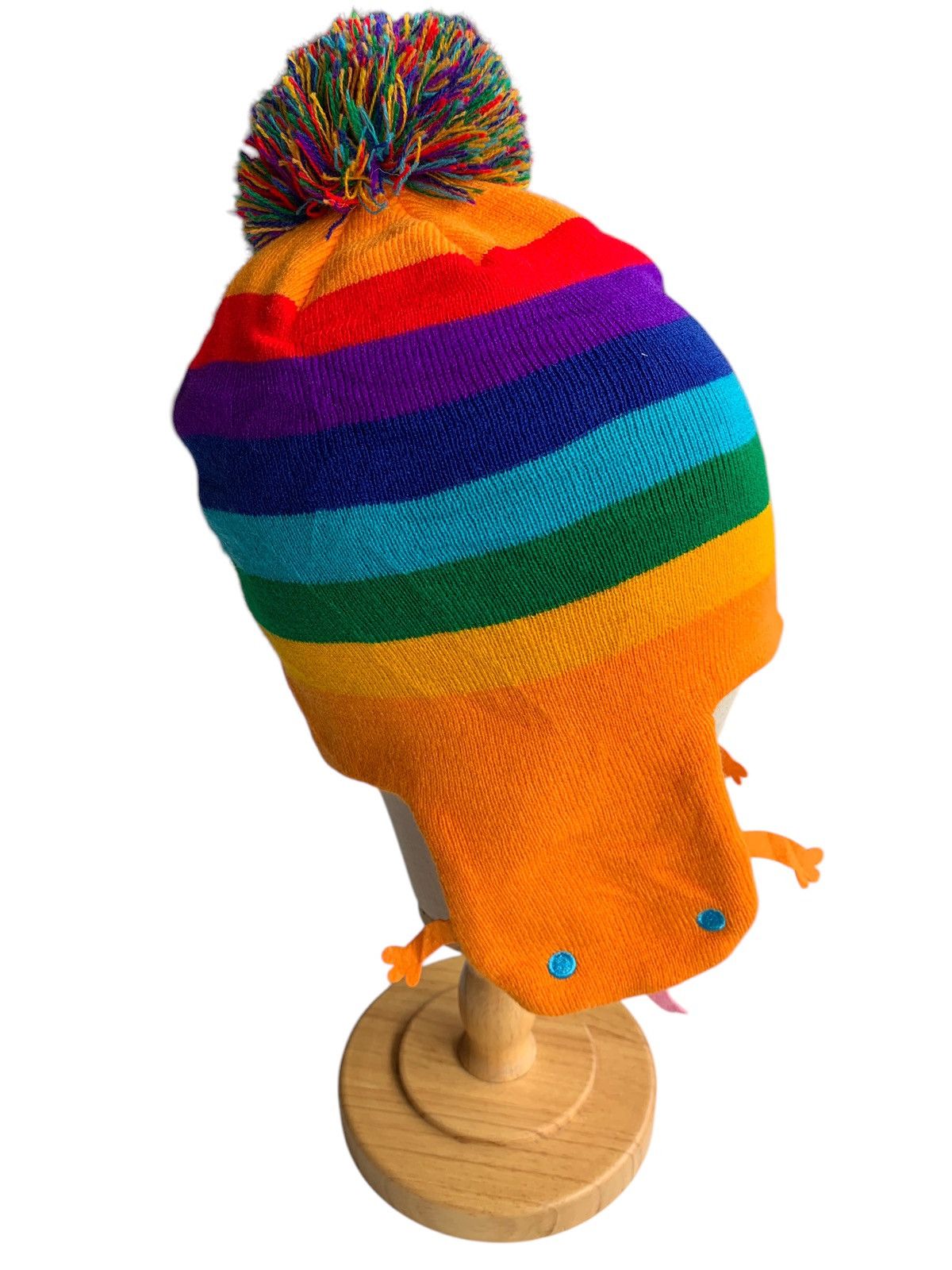 14th Addiction × Vintage BANDAI GIANT SALAMANDER- MACROSS F THE MOVIE KNIT BEANIE HAT Size ONE SIZE - 4 Thumbnail