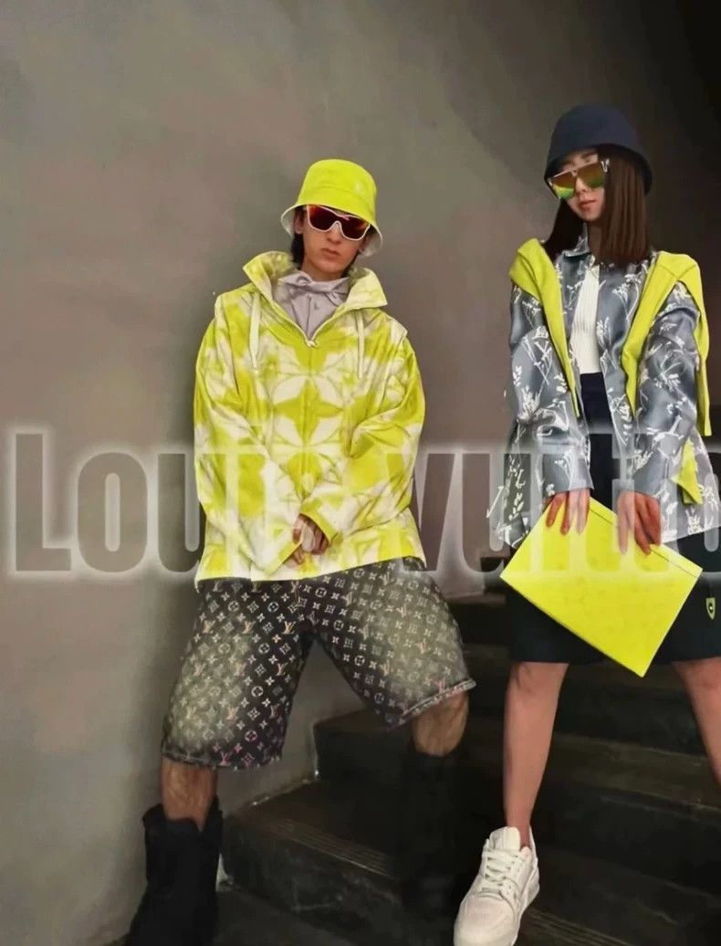 Louis Vuitton Louis Vuitton Yellow Patterned Jacket-2506 Size US L / EU 52-54 / 3 - 2 Thumbnail