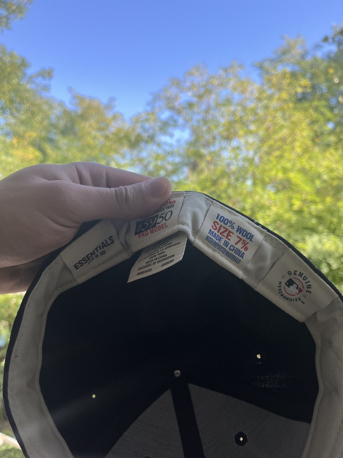 Essentials × New Era Fear of God Essentials New Era Hat 7 5/8 Size ONE SIZE - 7 Thumbnail