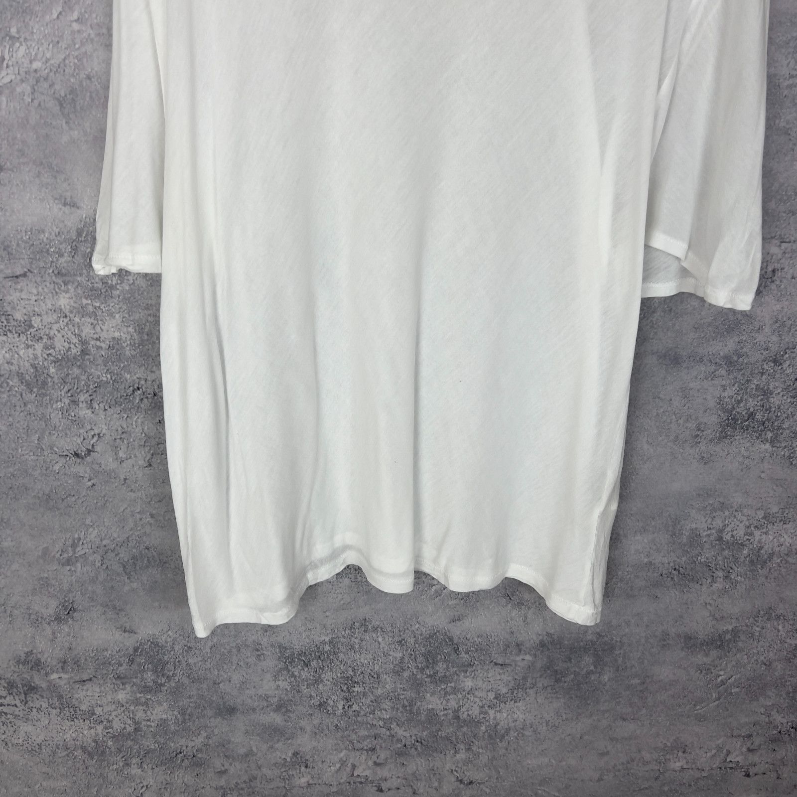 Acne Studios Acne Studios Women's Tee Size M White Lyocell Short Sleeve ` Size M / US 6-8 / IT 42-44 - 3 Thumbnail
