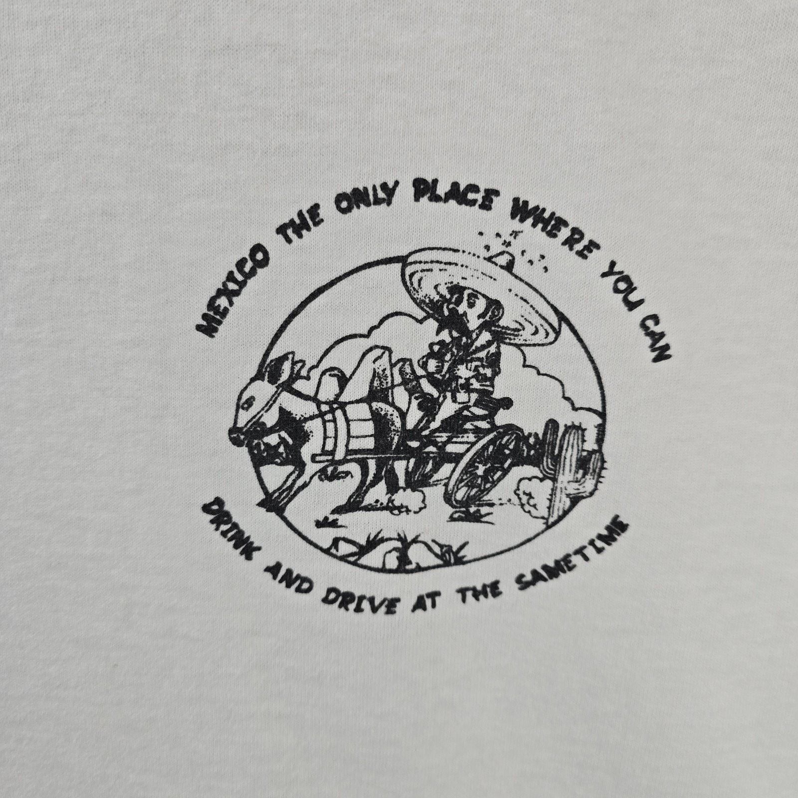 Other Vtg Mexico Drink And Drive At The Same Time Shirt XL Donkey Size US XL / EU 56 / 4 - 4 Thumbnail
