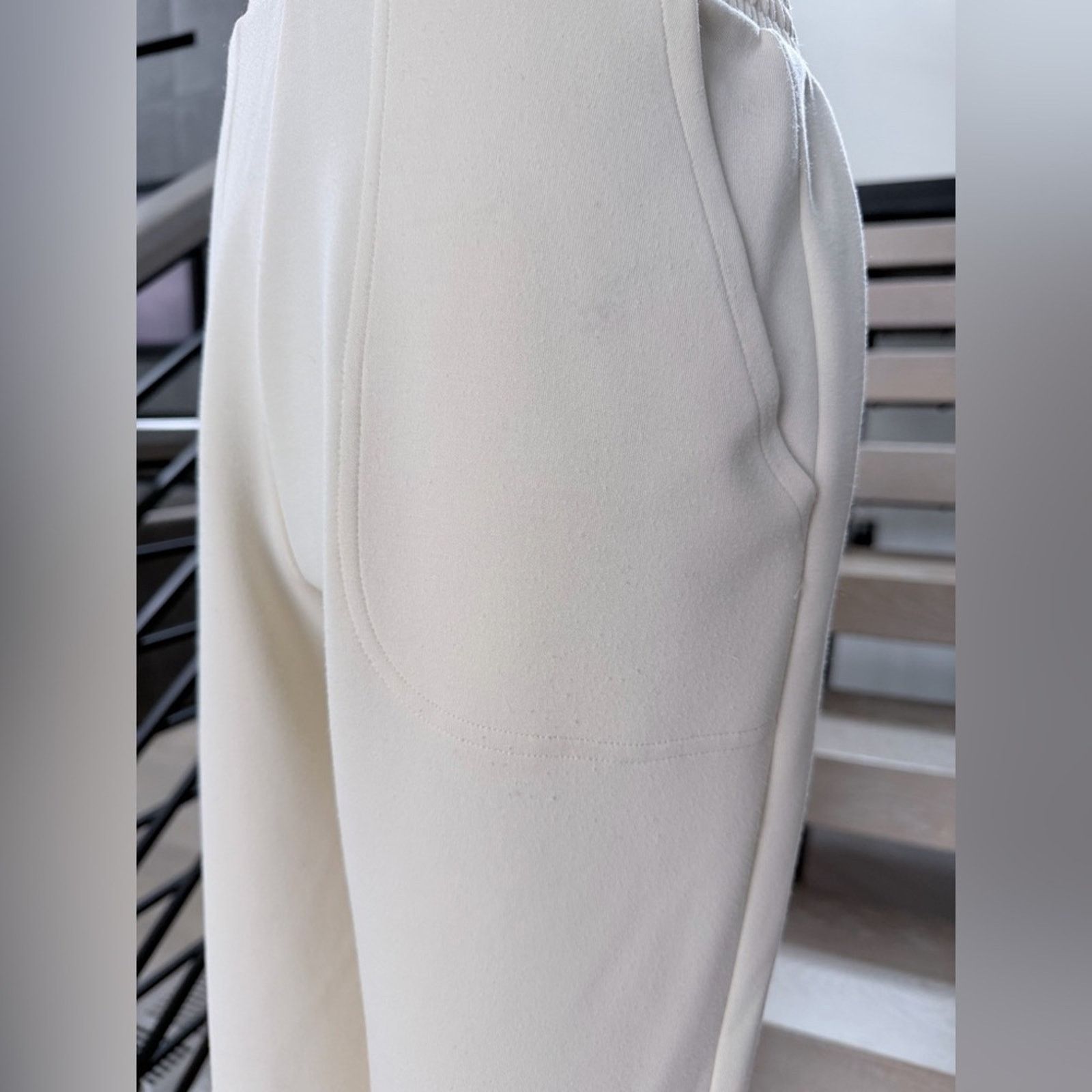 Other Slim High-Rise Cream Ponte Pants size XS/S Size 25" / US 0 / IT 36 - 5 Thumbnail