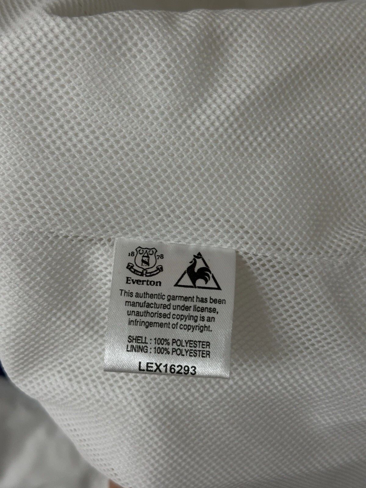 Le Coq Sportif Fc Everton 2010 2011 Track Jacket Training Soccer Football Size US XXL / EU 58 / 5 - 11 Thumbnail