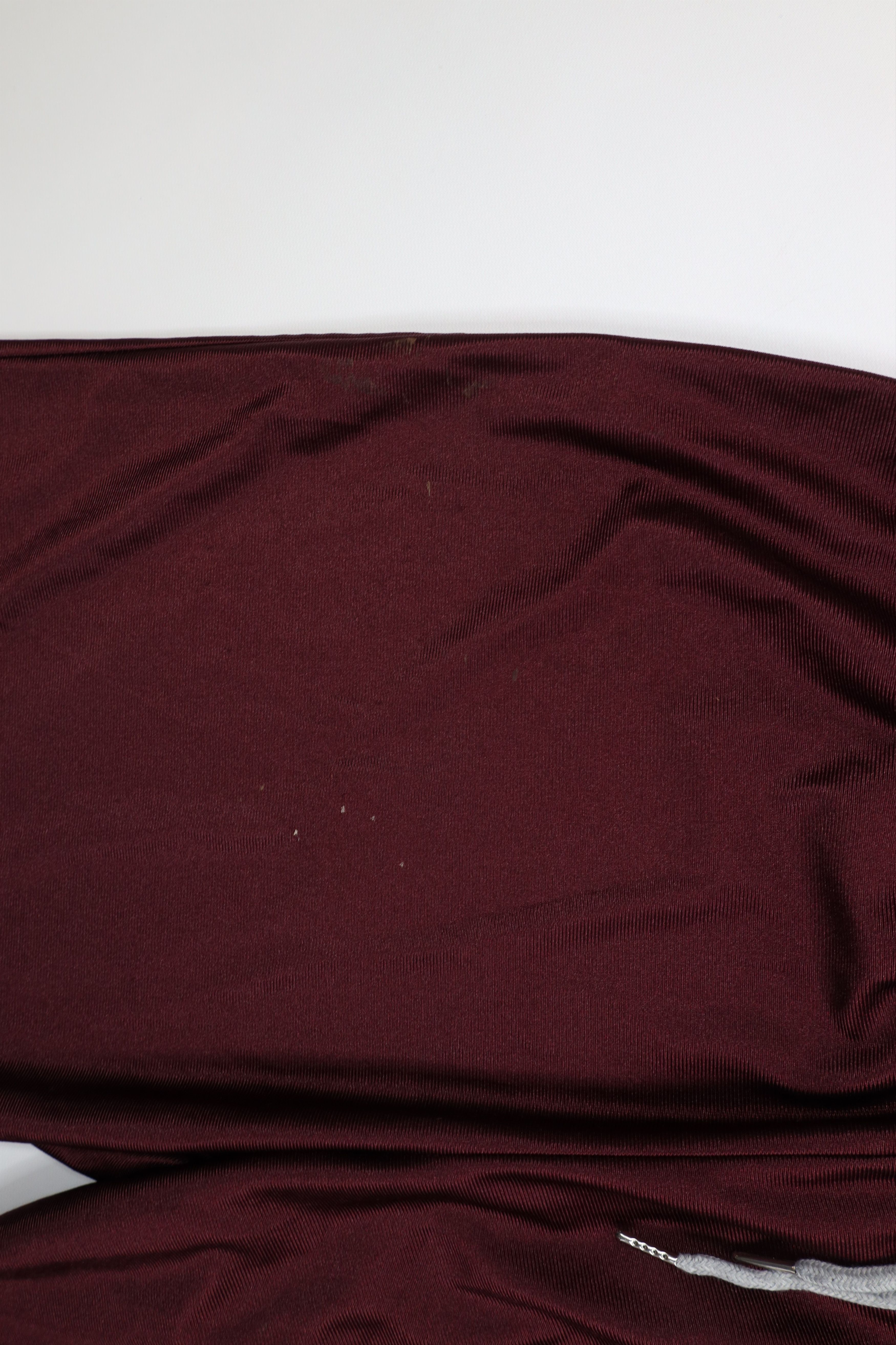 Russell Athletic × Vintage Vintage 90s Russell Athletic Polyester Gym Shorts Maroon Size US 38 / EU 54 - 7 Thumbnail