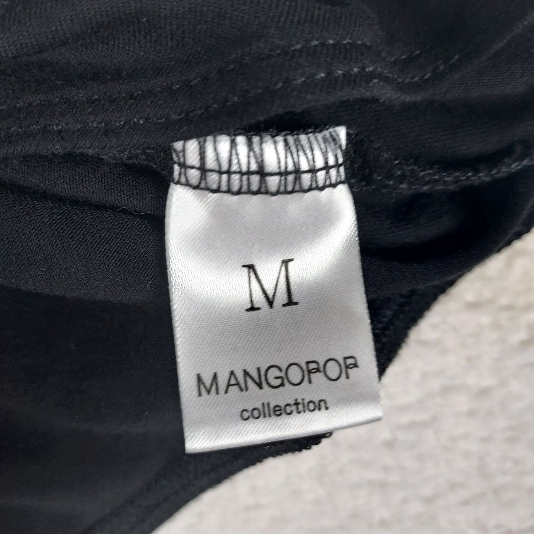 Mango MANGOPOP Mock Turtleneck Long-Sleeve Bodysuit Black M Womens Snap Closure One-Piece Bodysuit Fashion MangoPOP Bodysuit Regular Size M Black Womens Size M / US 6-8 / IT 42-44 - 6 Thumbnail