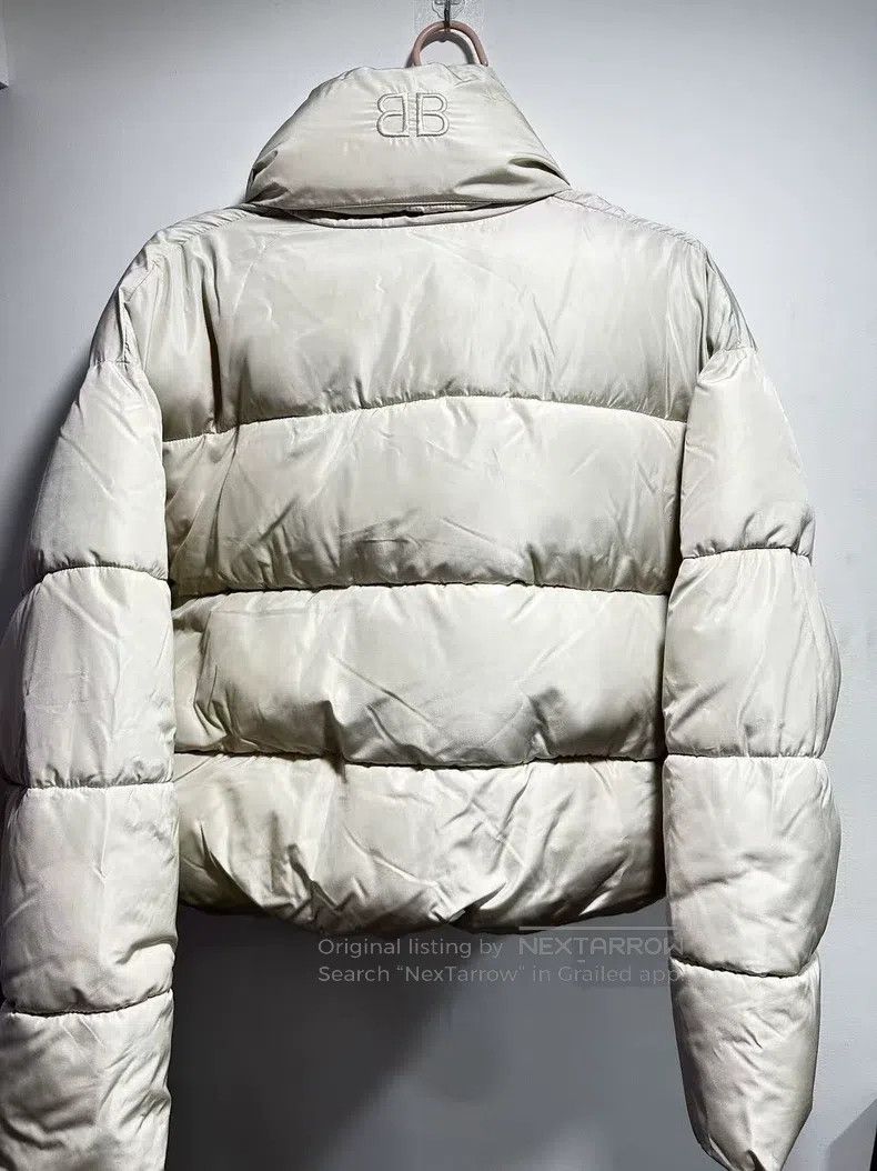 Balenciaga Balenciaga Beige Down Jacket Size XXS / US 00 / IT 34 - 2 Thumbnail