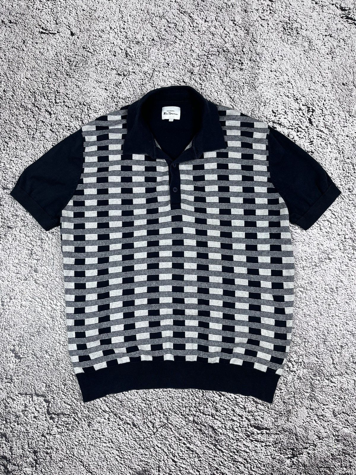 Vintage Ban Sherman Like Sopranos Mafia Polo size L