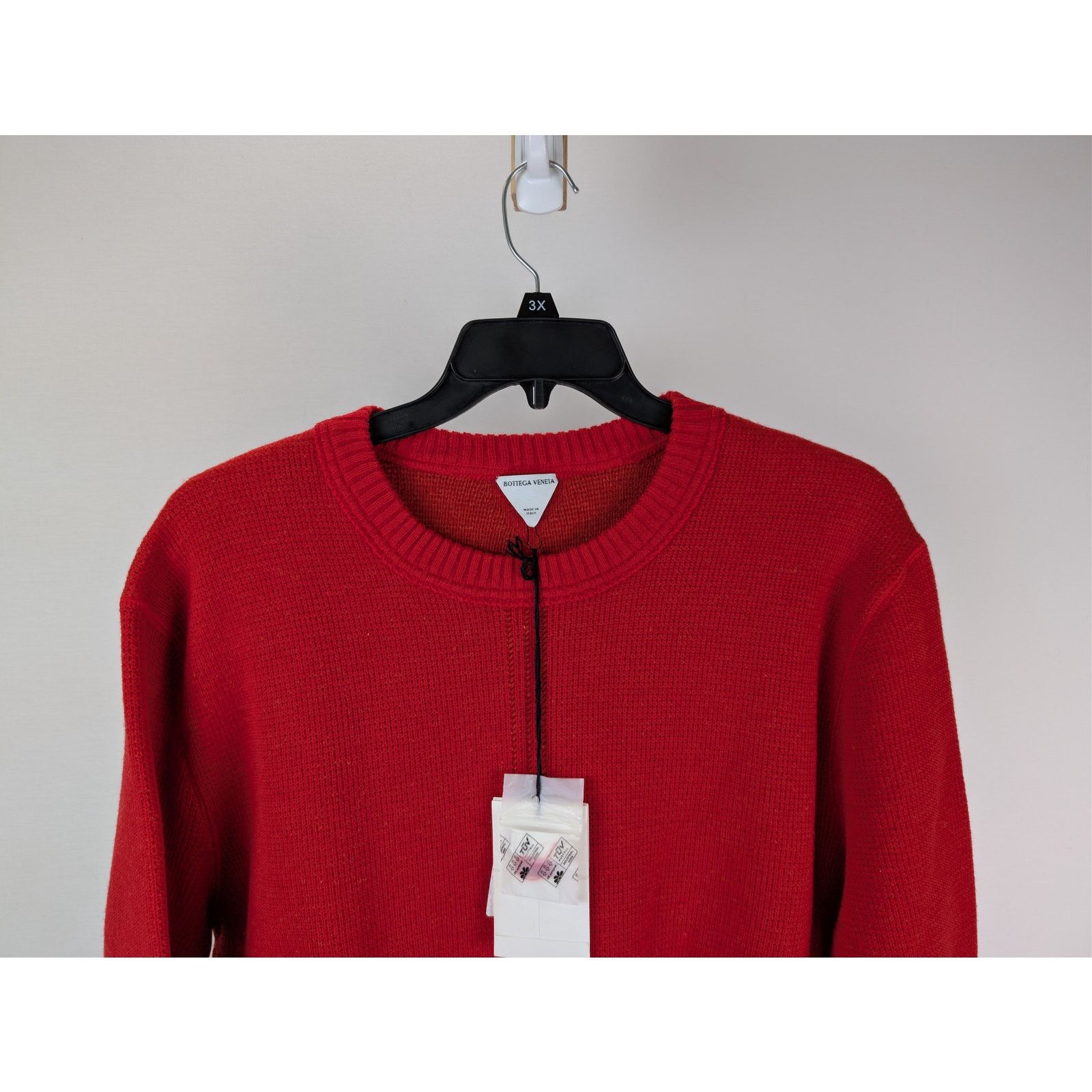 Bottega Veneta o1rshd1 MW Dry Wool Knitwear Sweater in Firework Size US XL / EU 56 / 4 - 2 Thumbnail
