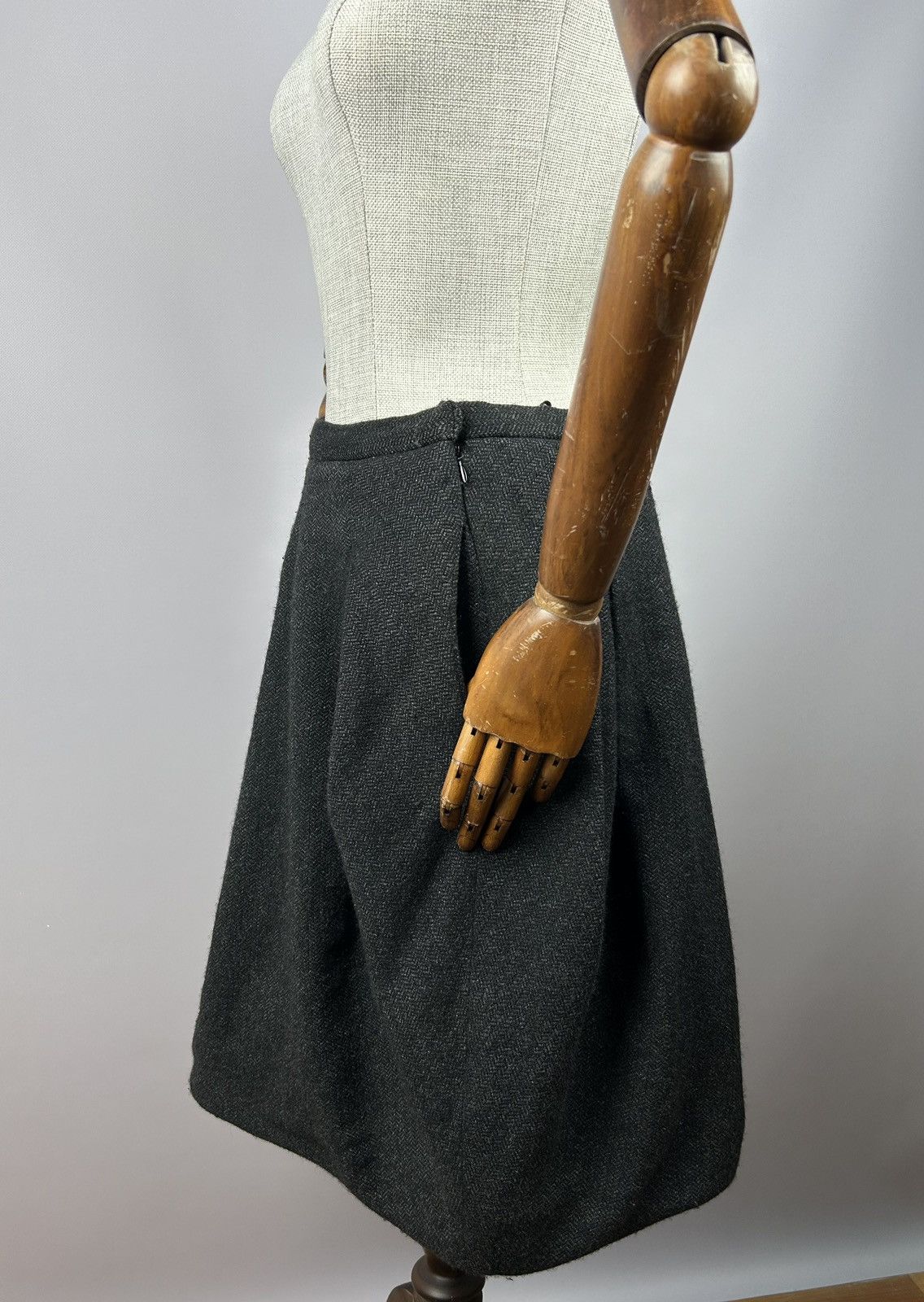 Ralph Lauren Black Label Ralph Lauren Black Label Camel Hair Tweed Balloon Bell Skirt Size 28" / US 6 / IT 42 - 4 Thumbnail
