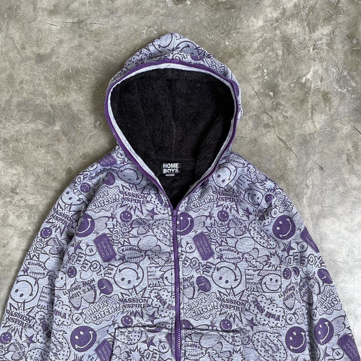 Hysteric Glamour 2000s Home Boys Hysteric Style Printed Full Zip Hoodie Size US M / EU 48-50 / 2 - 4 Thumbnail