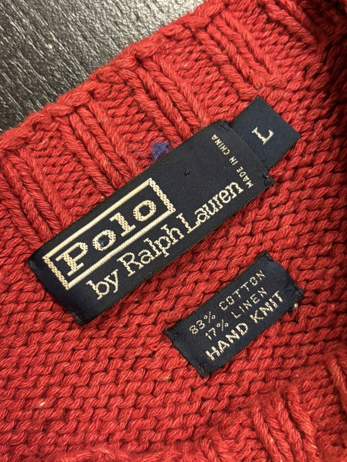 Polo Ralph Lauren Polo Ralph Lauren ‘02 Eagle Knit Sweater Size US L / EU 52-54 / 3 - 3 Thumbnail