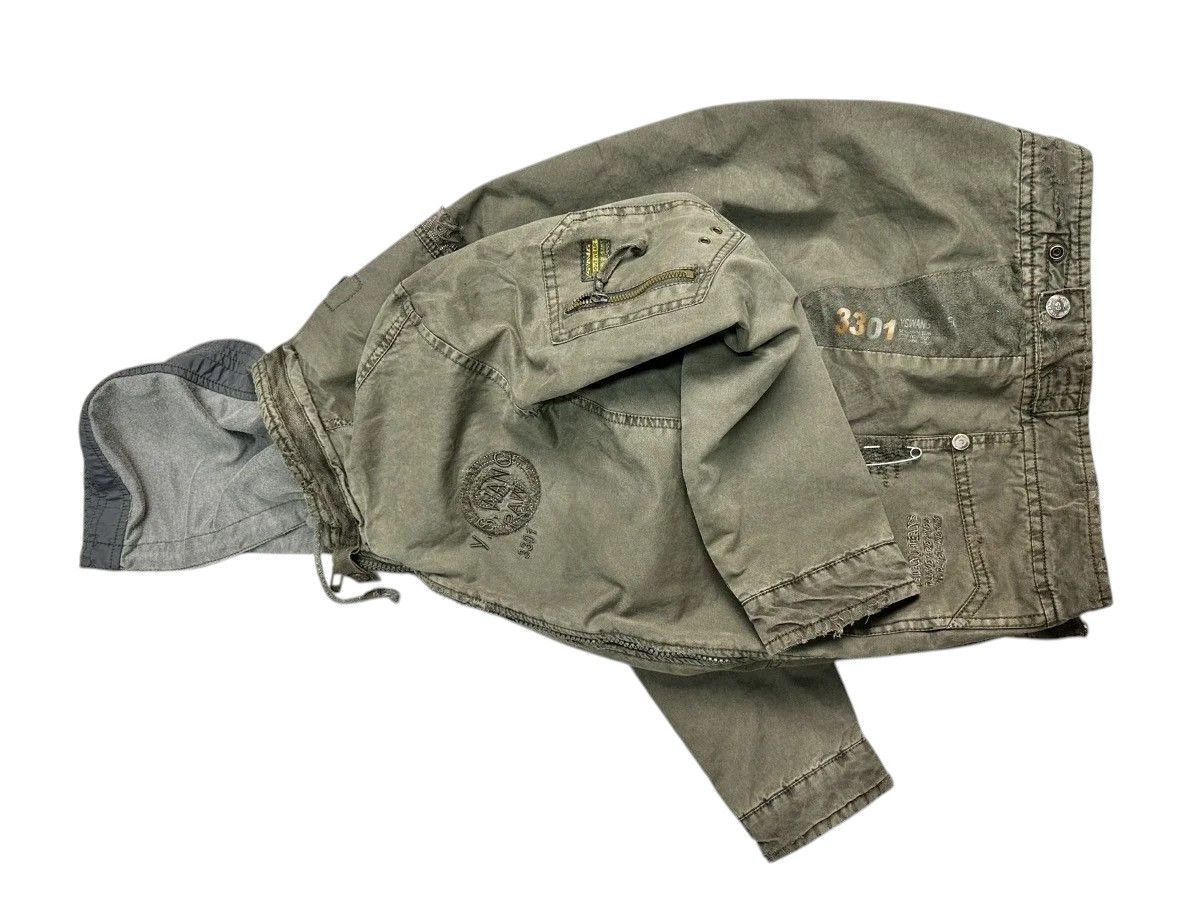Diesel Ifsixwasnine LGB Vintage Japan Y2K Fur Hooded Jacket Size US M / EU 48-50 / 2 - 11 Thumbnail