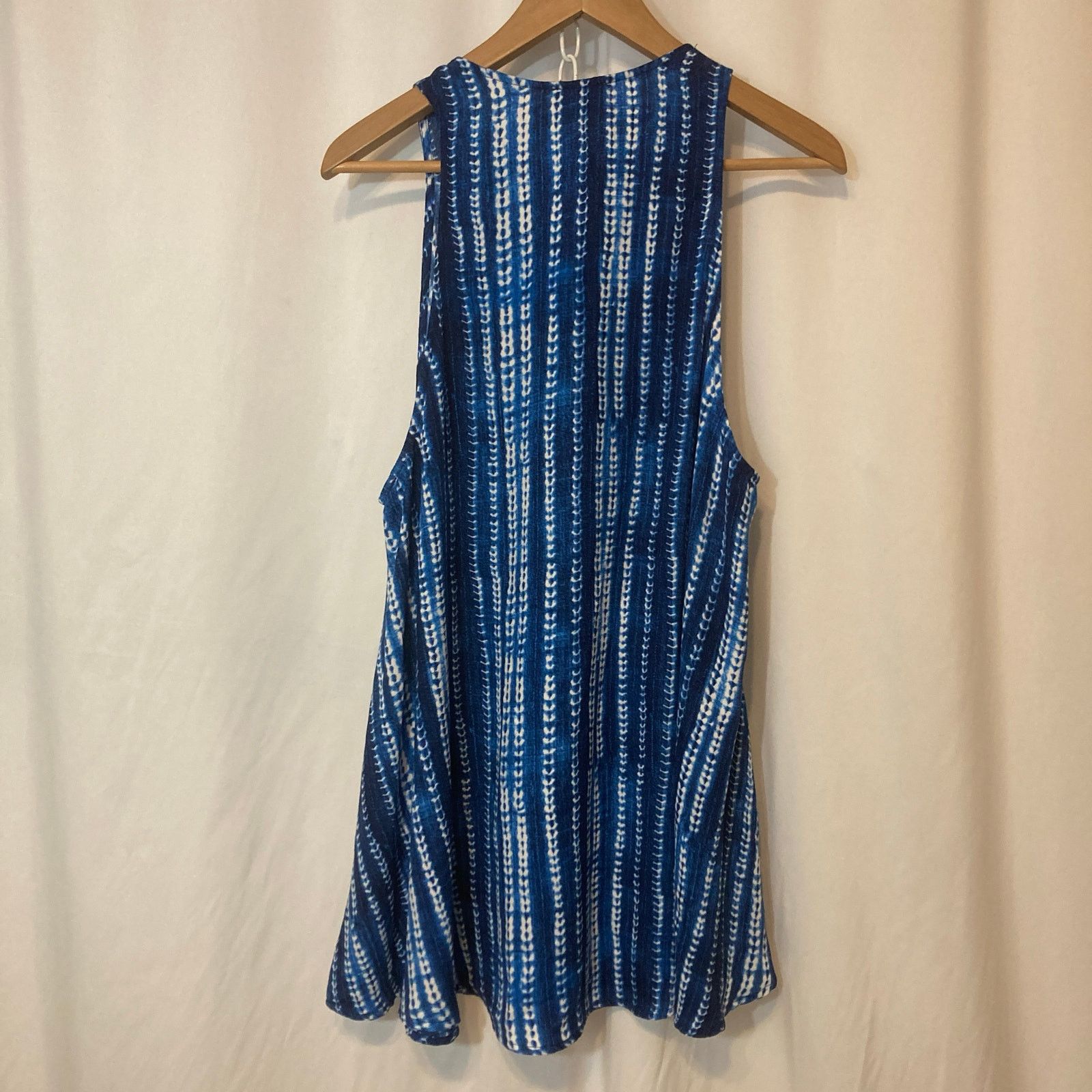 Show Me Your MuMu Show Me Your Mumu Rancho Mirage Lace Up Tassels Blue Dress Size M / US 6-8 / IT 42-44 - 10 Thumbnail