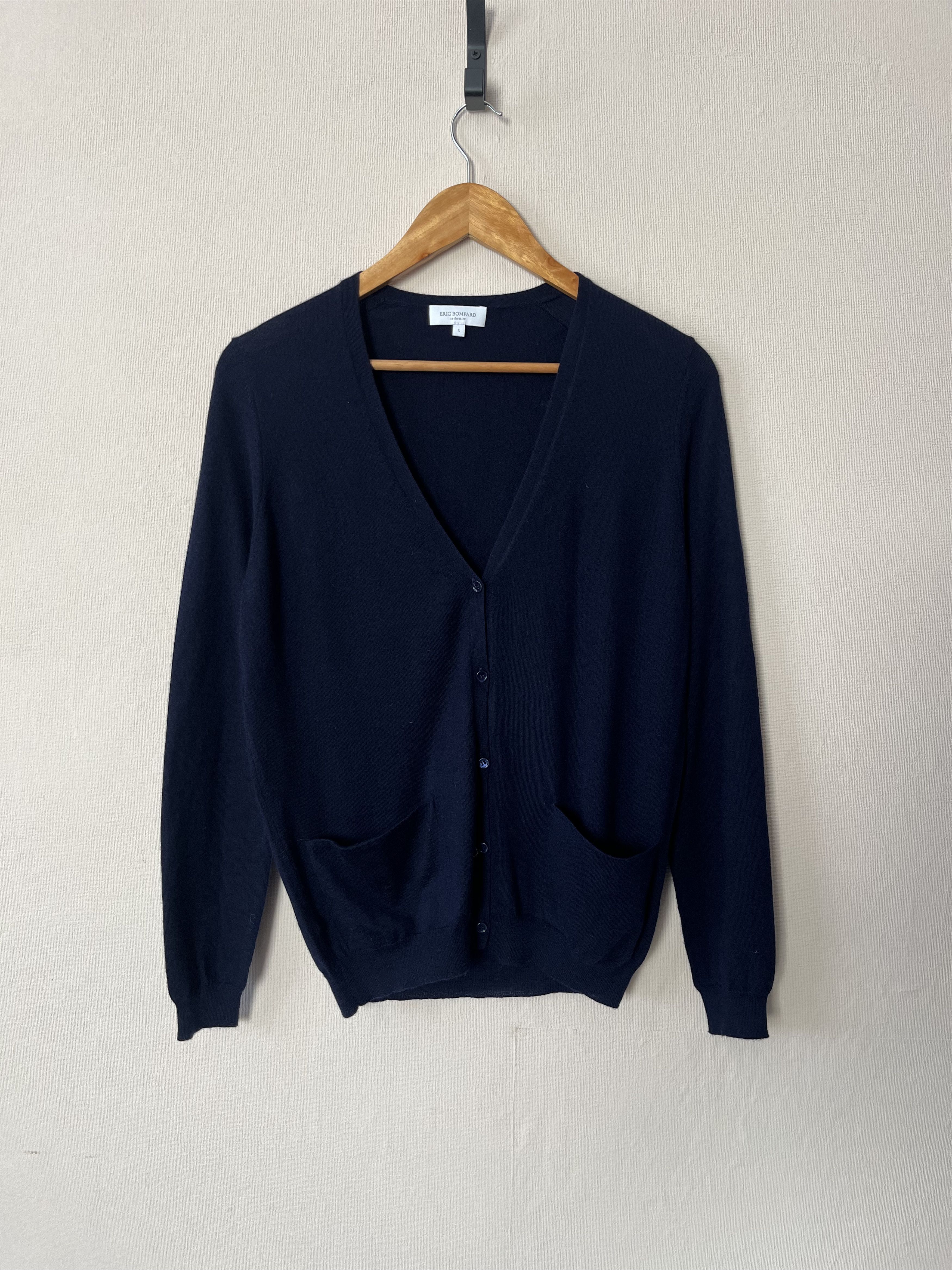 Other Eric Bompard Pure Cashmere Blue Navy Cardigan Sweater Size US S / EU 44-46 / 1 - 2 Thumbnail