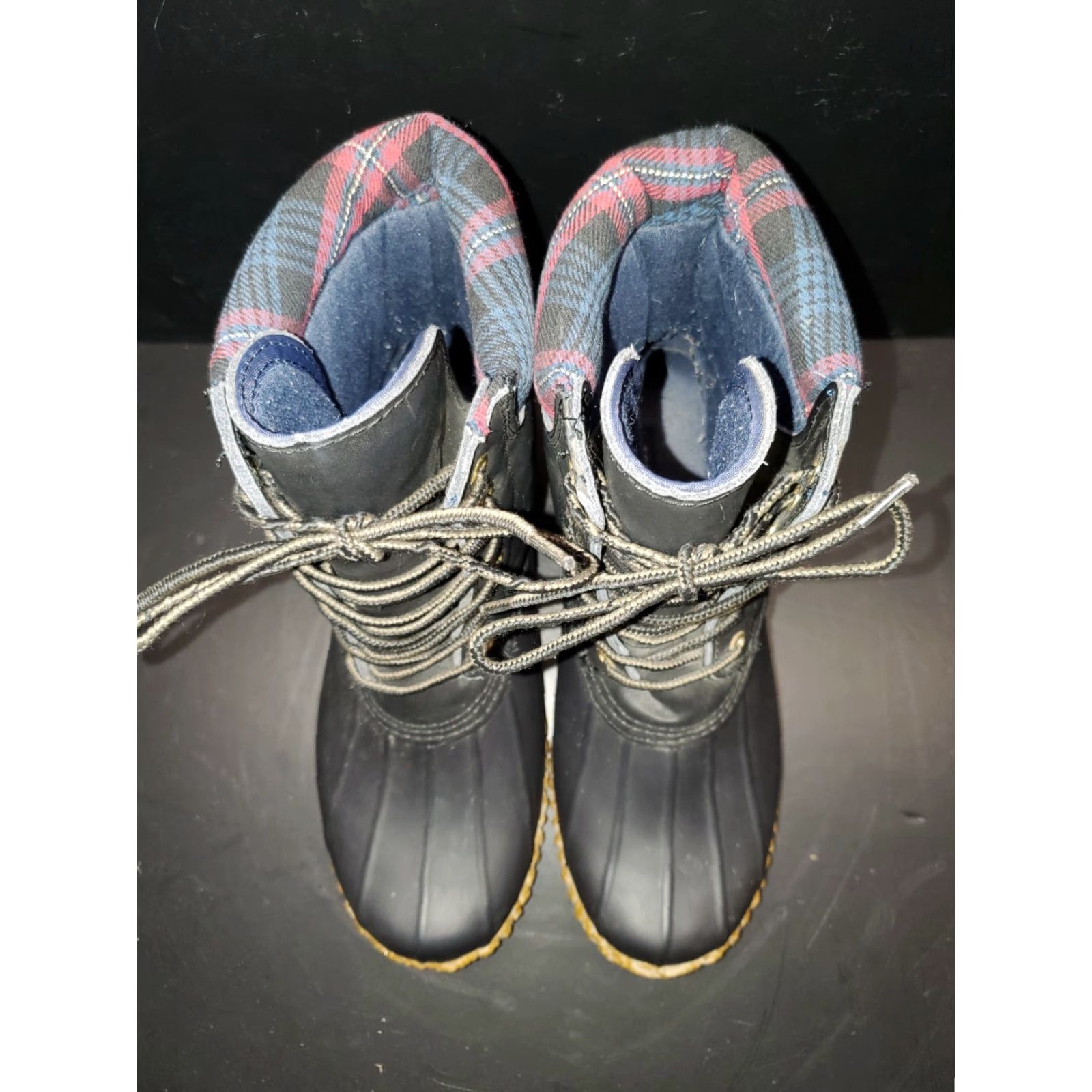 Tommy Hilfiger Tommy Hilfiger Women's Lace-Up Waterproof Rain Snow Duck Boots 8 Russell Size US 8 / IT 38 - 6 Thumbnail